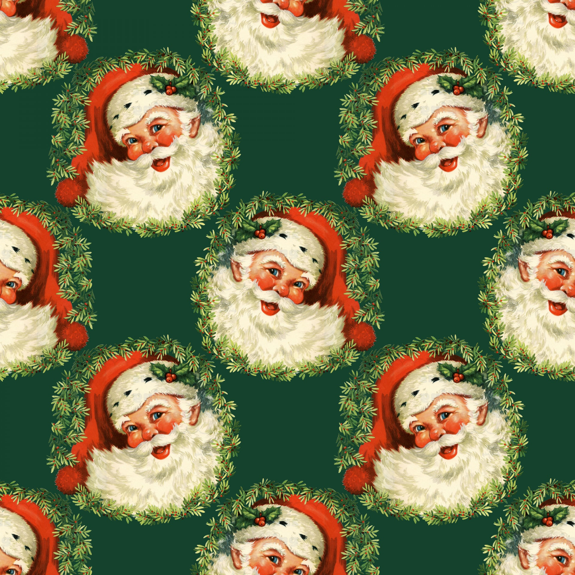 Wallpaper #xzG0NZMB5zzyi_yYrFcC278 Santa Claus Retro Background Free Stock Photo Public Domain Pictures