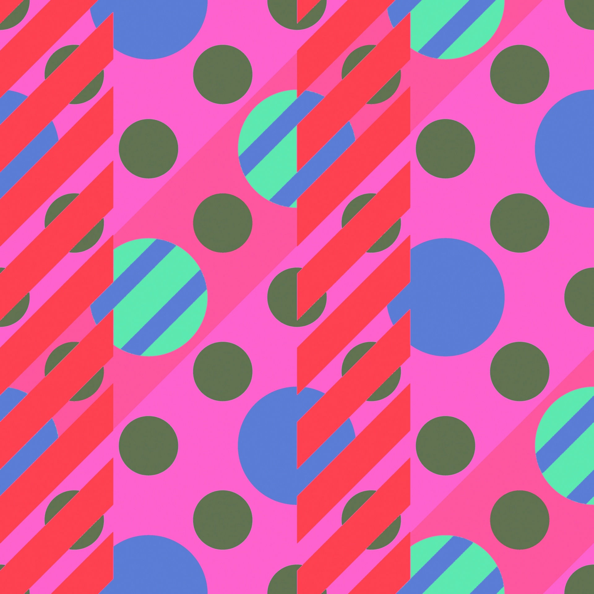 Wallpaper #9f5a4 Premium Vector Retro Seamless Background Pattern