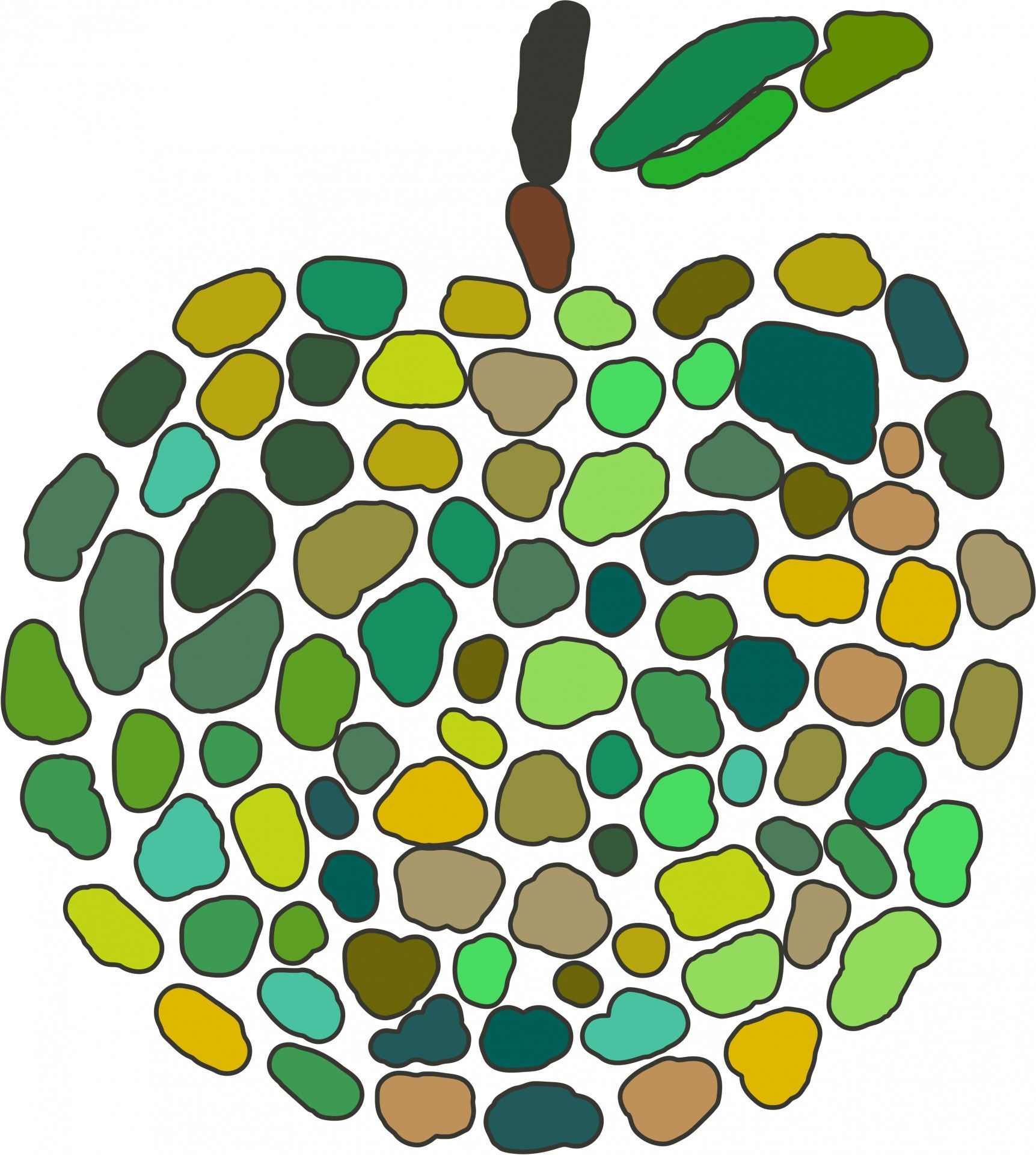 Wallpaper #KD-KPJMBLiIJ4c9O9JIM245 Mosaic Apple Free Stock Photo Public Domain Pictures