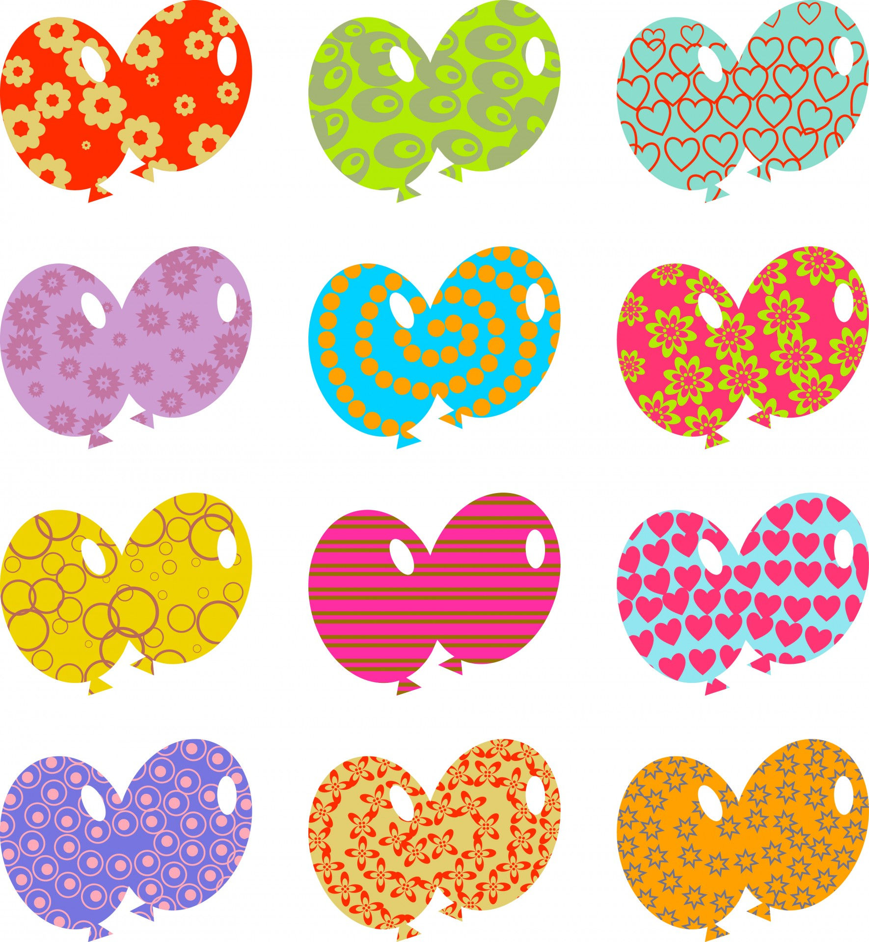 Wallpaper #a0D6MJMBJhL2WPbaiMSr375 Patterned Balloons Free Stock Photo Public Domain Pictures