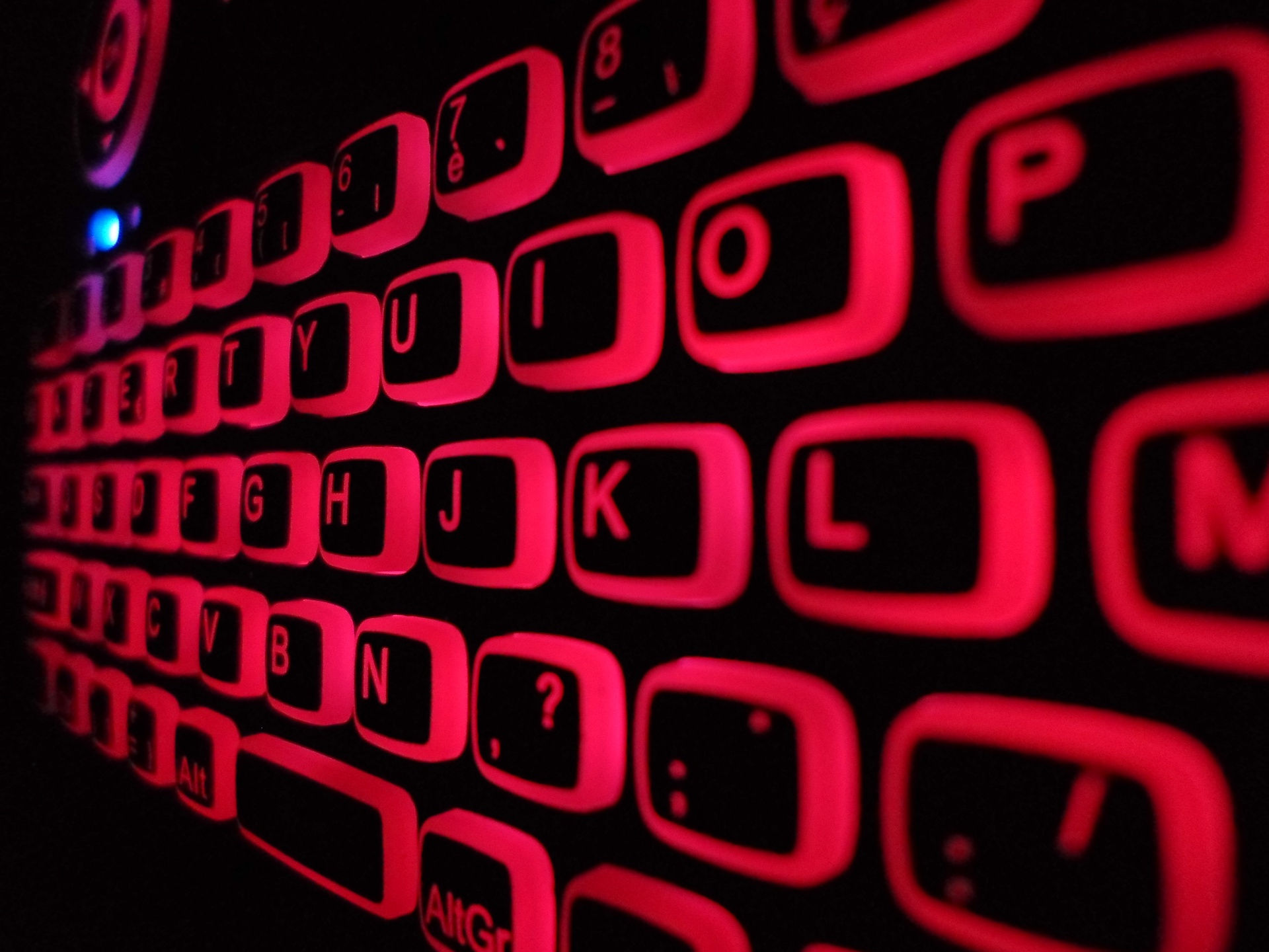 Wallpaper #p2fJ6JIBSpphPi3-wz7s357 Azerty Keyboard Backlight Red Free Stock Photo Public Domain Pictures