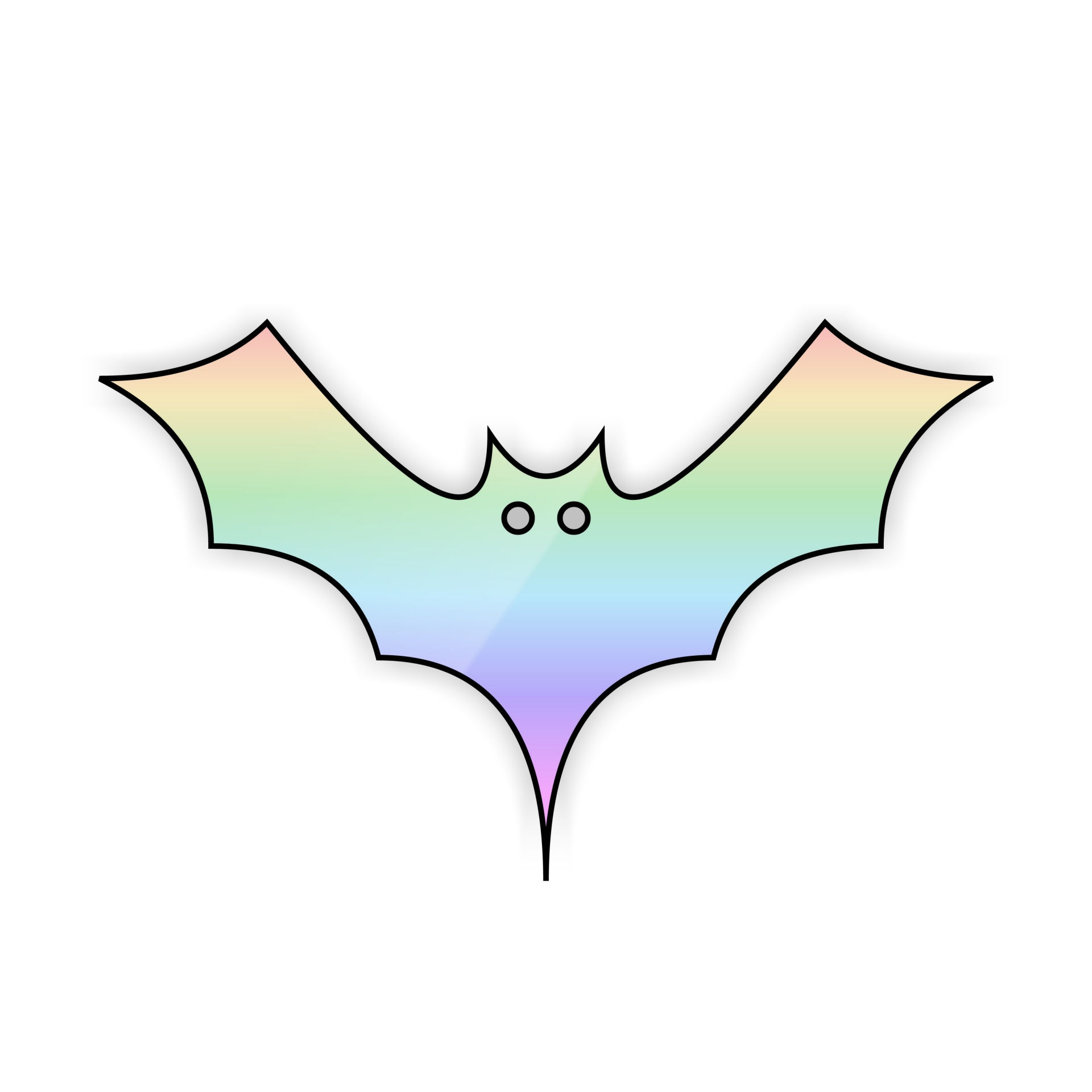 Wallpaper #j2h1H5MBSpphPi3-nivM357 Rainbow Bat 2 Free Stock Photo Public Domain Pictures