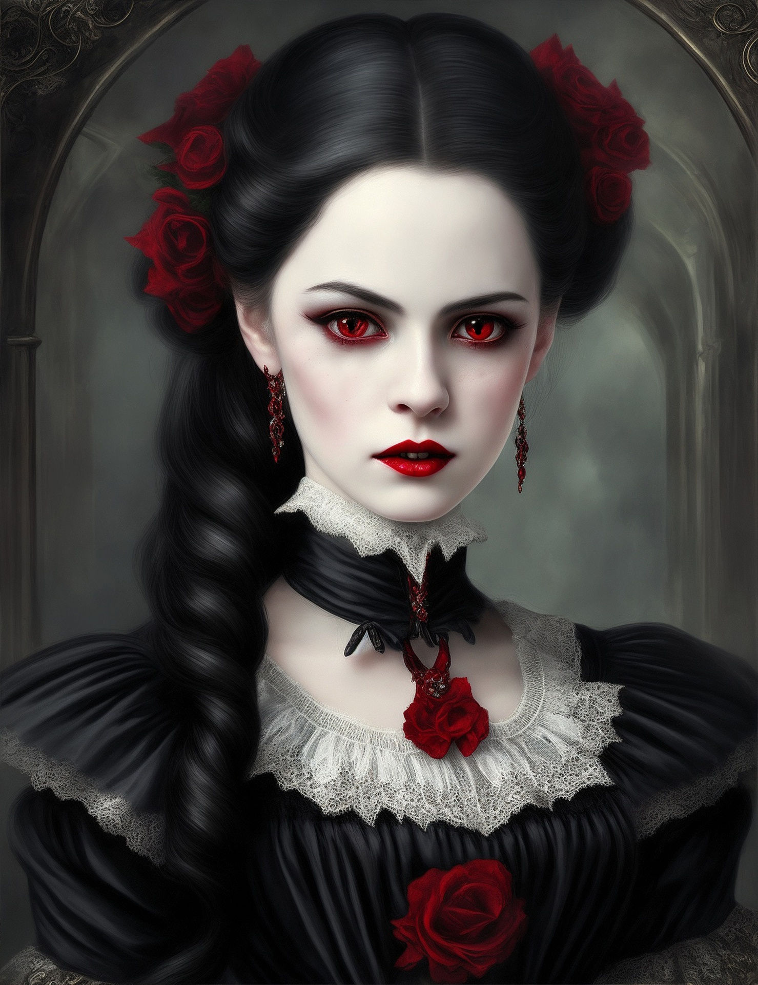 Wallpaper #XepcV5MBlwTYPL18CBFv295 Victorian Vampire Portrait Free Stock Photo Public Domain Pictures