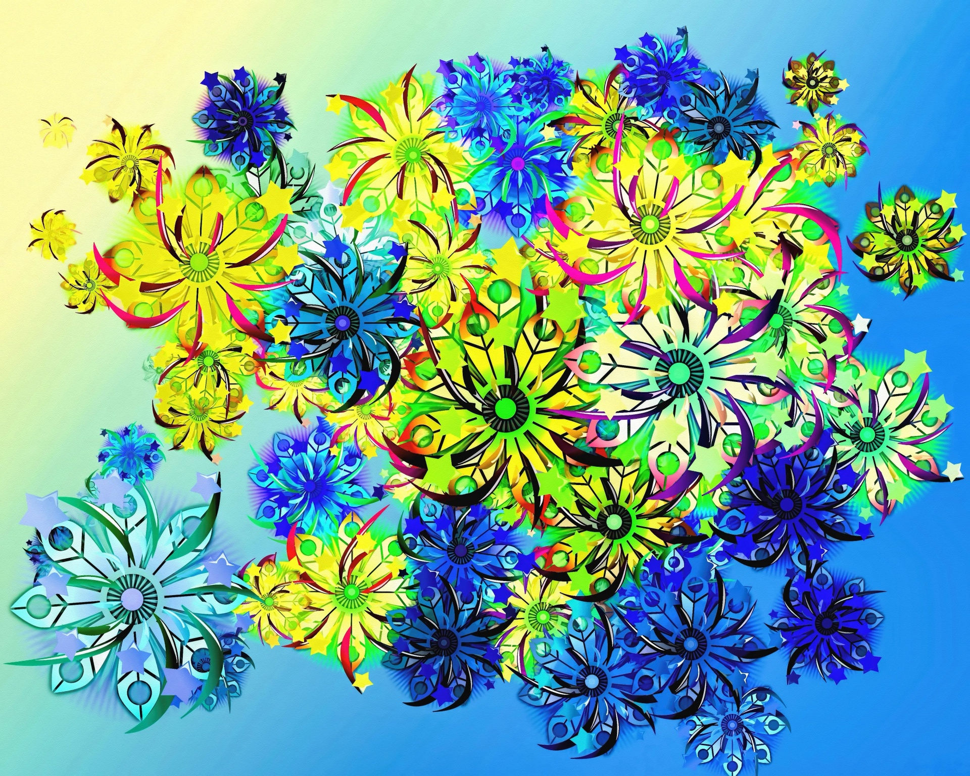 Wallpaper #4B2MLZMBlOZrFDOkv9C4274 Flowers Pattern 03 Free Stock Photo Public Domain Pictures