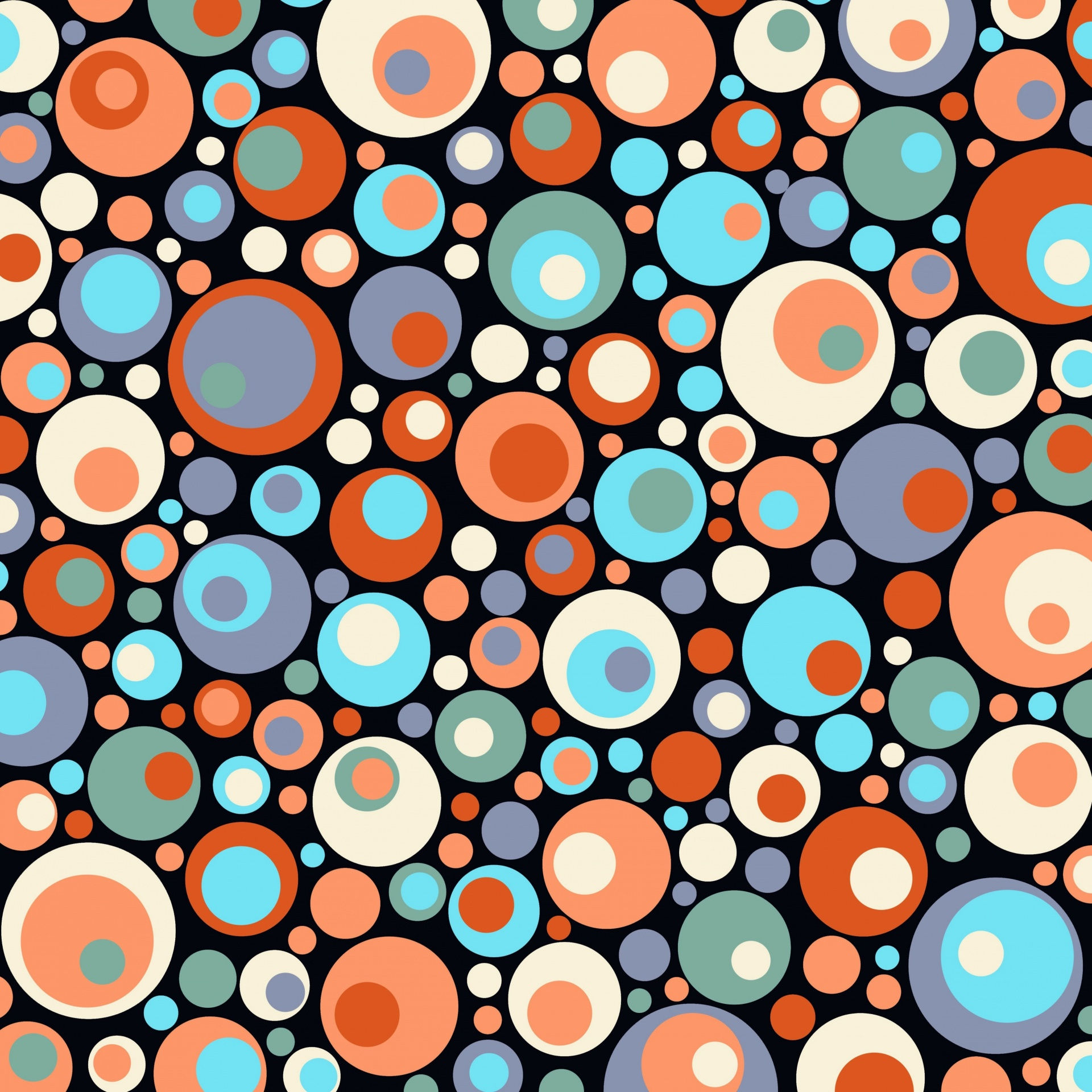 Wallpaper #9f5a4 Premium Vector Retro Seamless Background Pattern
