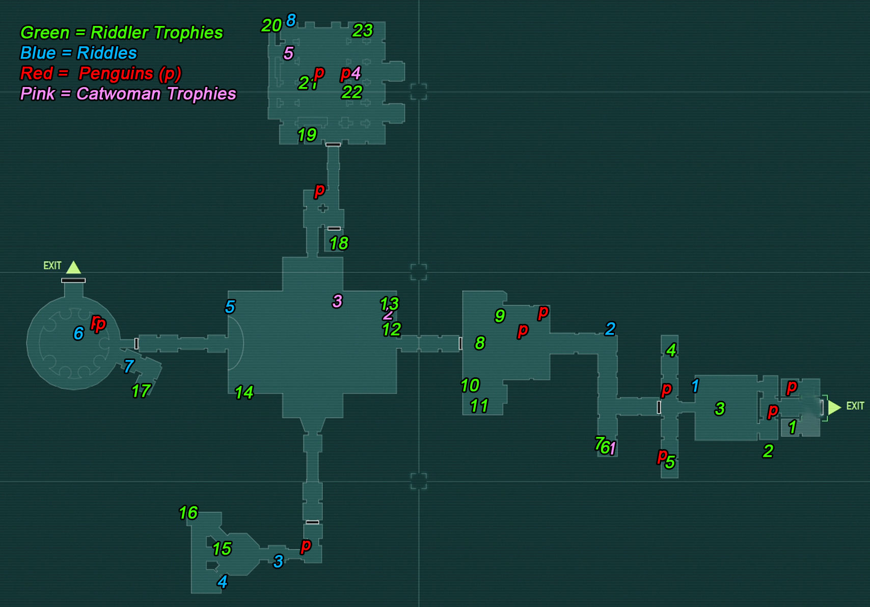 Wallpaper #_u94TJMBMN-XEVvV3j2j33 The Riddlers Secrets Map for Arkham City Steam Solo