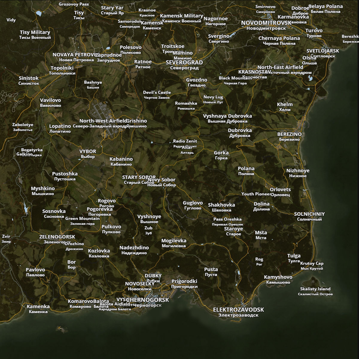 Wallpaper #2mftEpMBSpphPi3-3f1w138 Steam Community Guide Dayz Map Karta Dayz