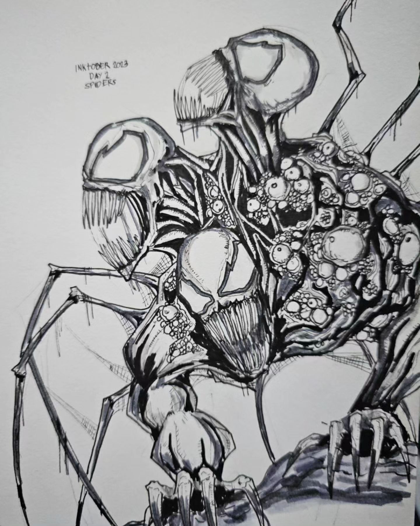 Wallpaper #SfS5OZMBKFX8bn3rL3dx364 Inktober 2023 Day 2 Spiders Poetic Dustbin