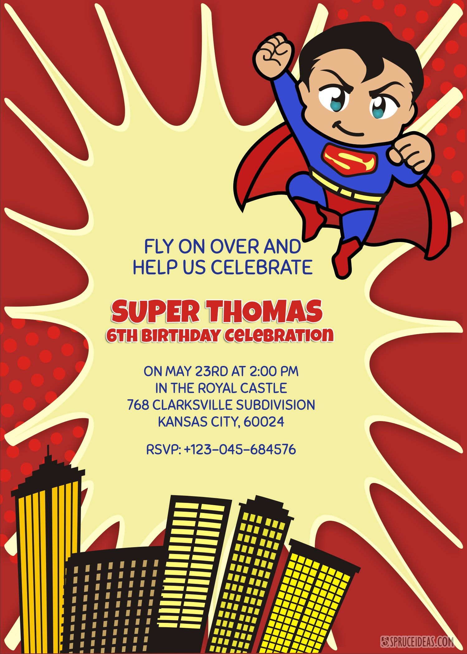Wallpaper #CTMuM5MBcgDP3FvJ_qrC136 Superhero Invitation Template Free