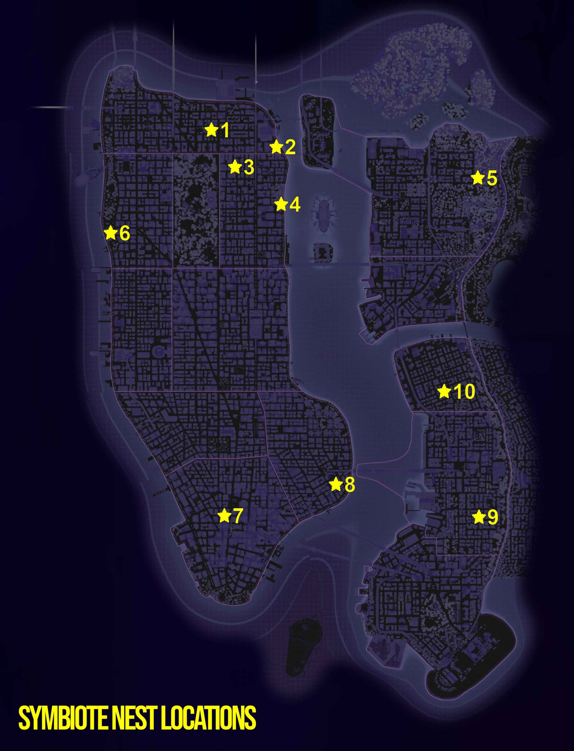 Wallpaper #yGjYGpMBSpphPi3-jB3_73 Symbiote Nest Locations Guide Marvels Spider Man 2
