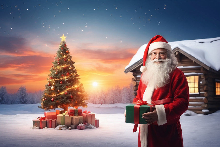 Wallpaper #_bgL2ZIBJvJKYCmEbeqa236 Merry Christmas Santa Claus Wallpapers HD Images for Deskrop