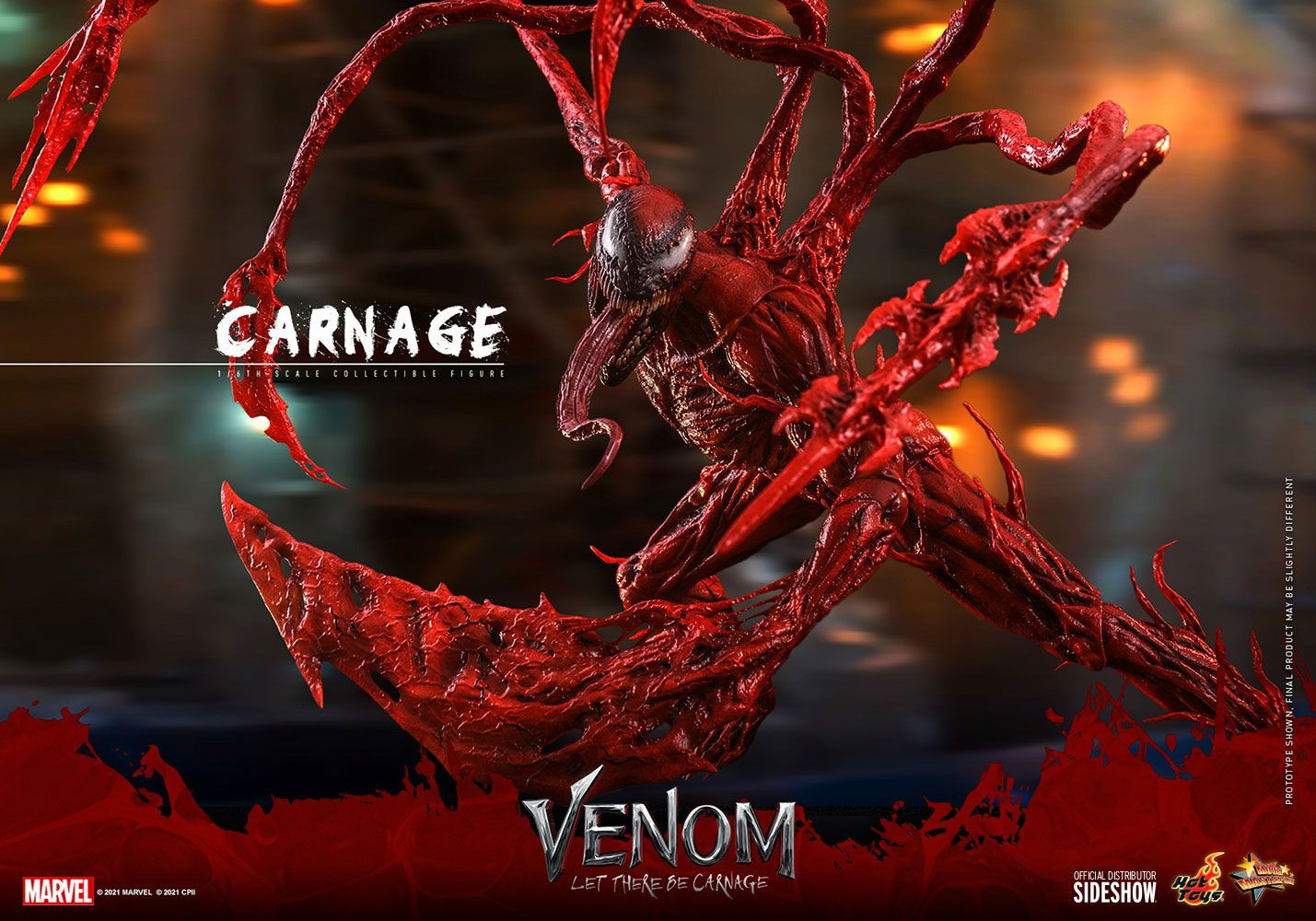 Wallpaper #jPTSOpMBKFX8bn3re3kl68 Carnage Hot Toys Figure from Venom 2 Reveals His Most Grotesque Form