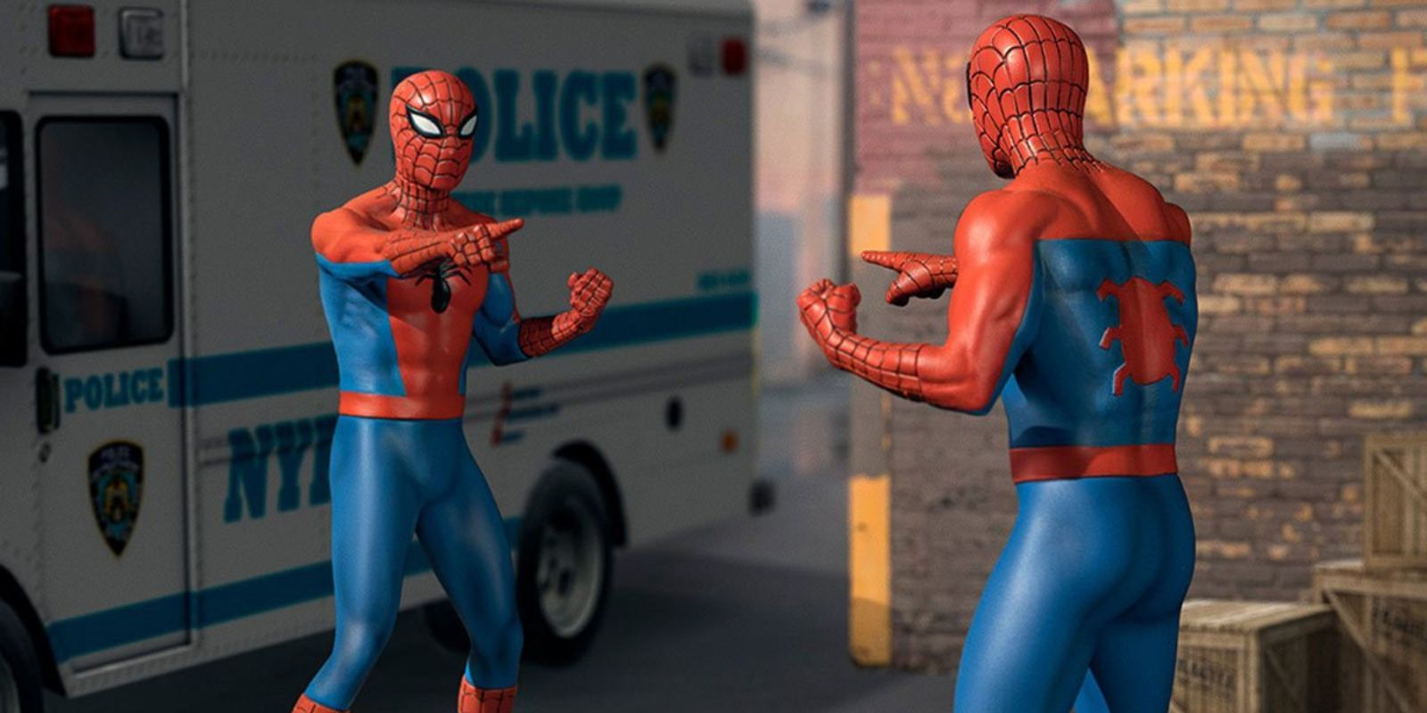 Wallpaper #IWf6_JIBSpphPi3-lZoB289 Iconic Spider Man Pointing Meme Involves Life as a Spectacular Statue