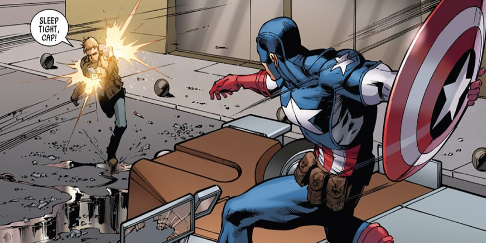 Wallpaper #bXN1io4BFI5NbQkseiL326 Captain America and the Winter Soldier Fighting in a War Zone