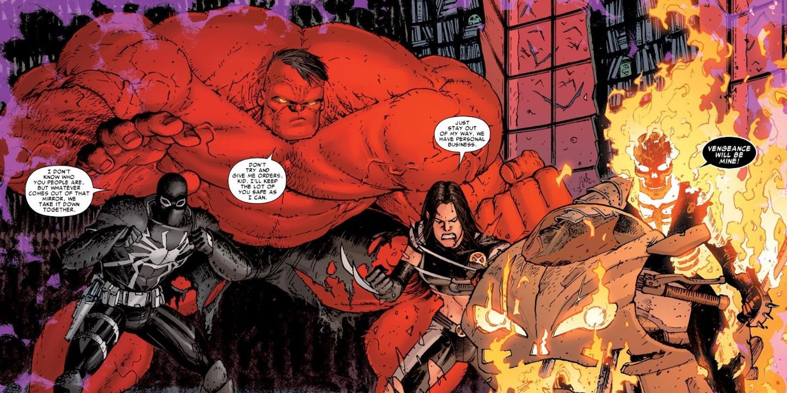 Wallpaper #UmfnApMBSpphPi3-dbEP98 How Venom Red Hulk X 23 Ghost Rider Made Marvels Gnarliest Mash Up