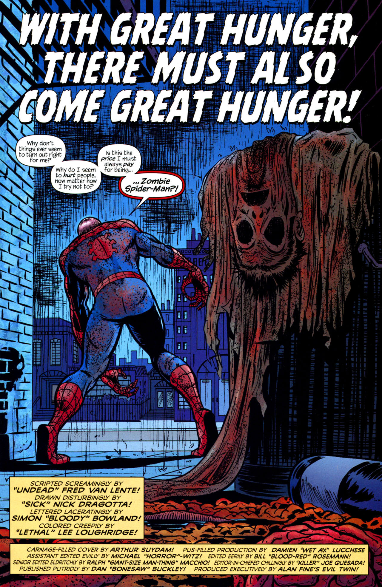 Wallpaper #sAMlZZMBpyOg8YnE09h4405 Image Marvel Zombies Return Vol 1 1 Page 21 Spider Man No Morejpg