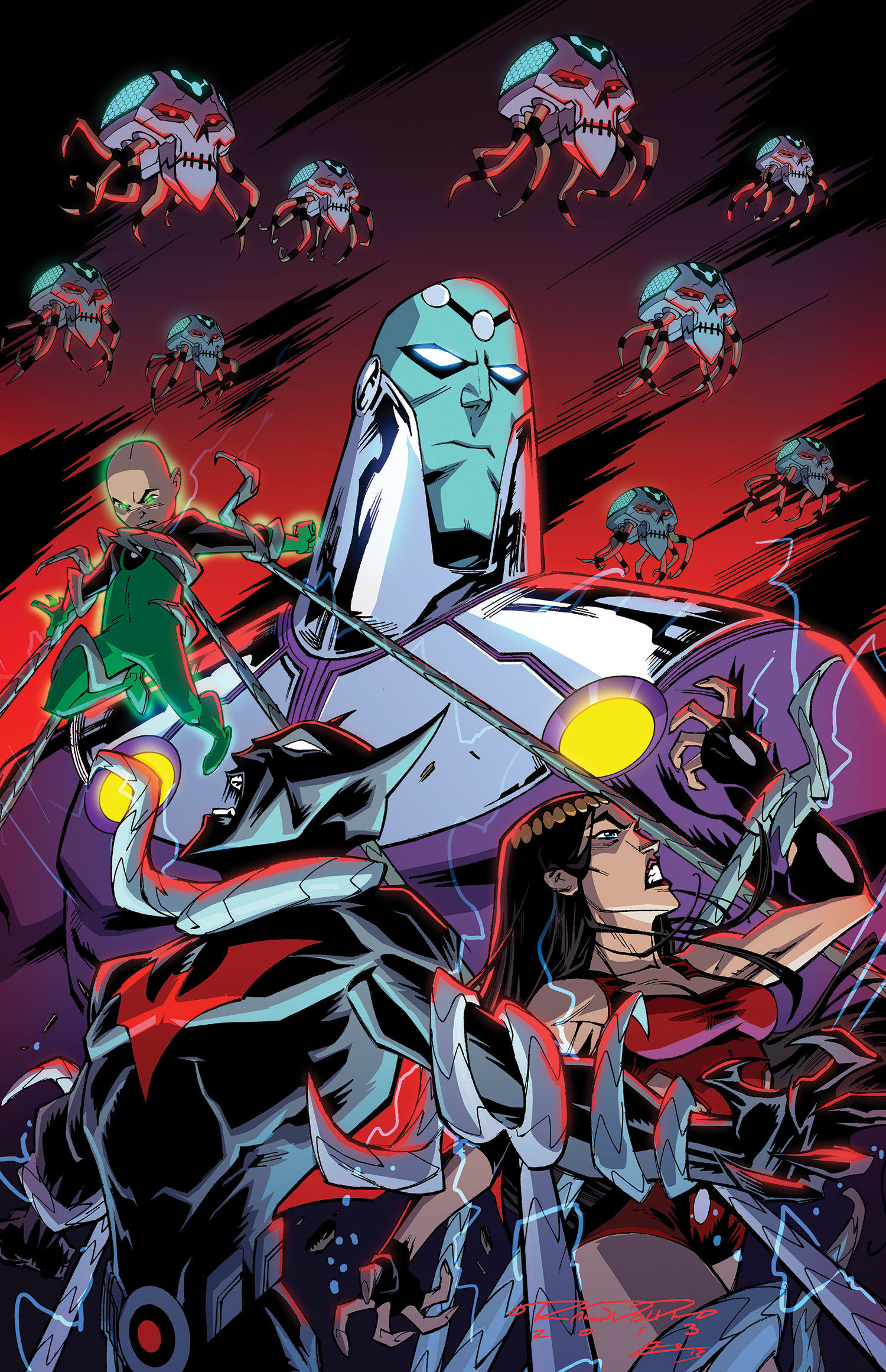 Wallpaper #CVjgM5MBzN9vxX34iDra113 Filebatman Beyond Universe Vol 1 6 Textlessjpg