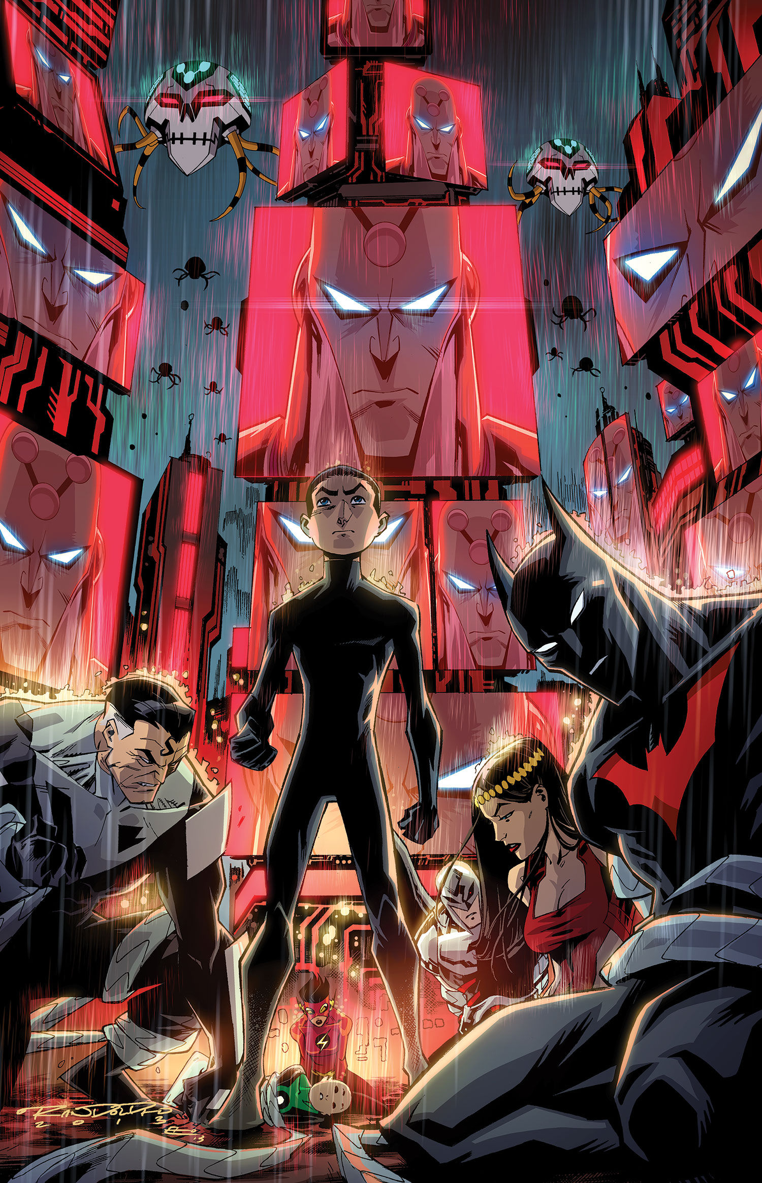 Wallpaper #CVjgM5MBzN9vxX34iDra75 Batman Beyond Universe Vol 1 8 DC Comics Database
