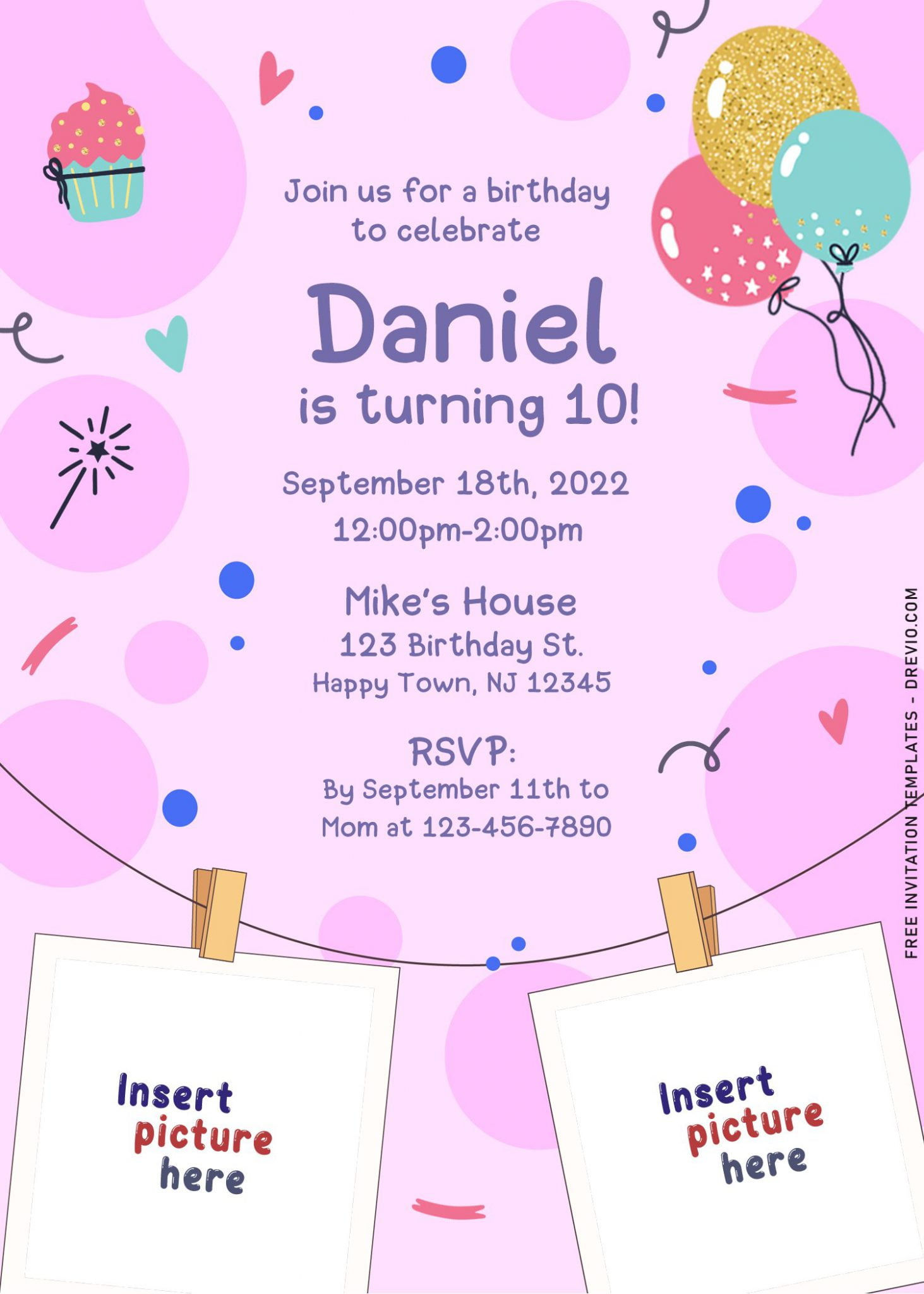 Wallpaper #lTEHNpMB5zzyi_yYM1jN44 11 Fun Kids Birthday Invitation Templates for Your Kids Upcoming