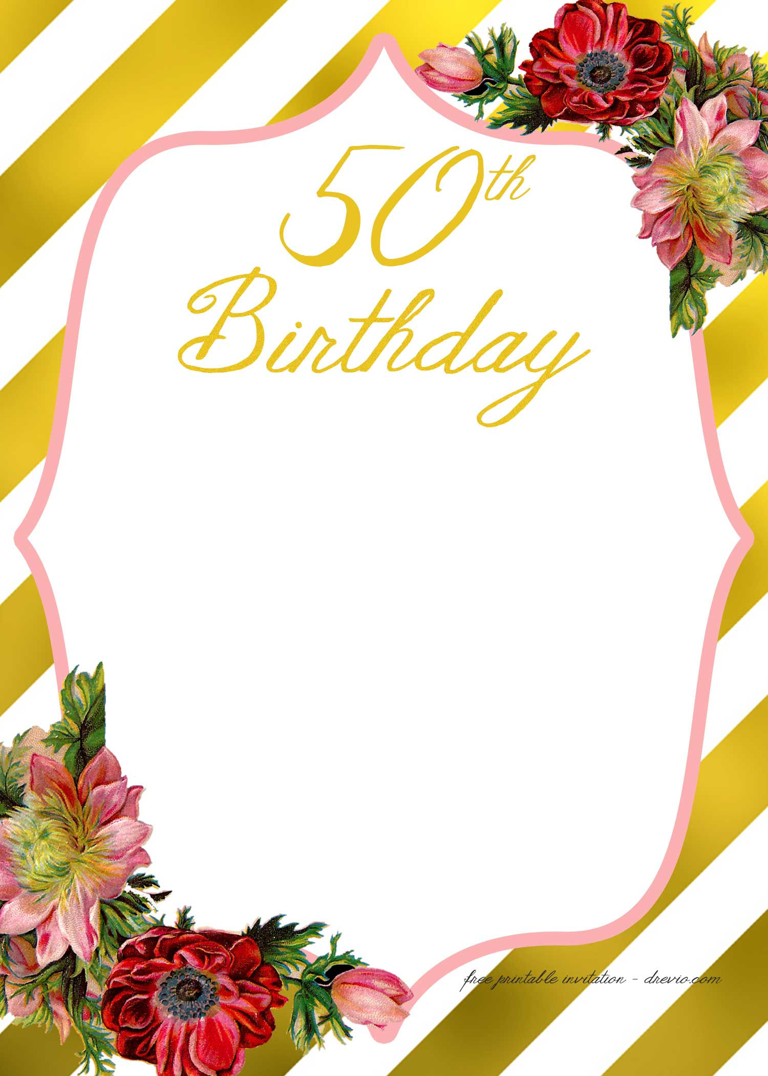 Wallpaper #lTEHNpMB5zzyi_yYM1jN117 Adult Birthday Invitations Template for 50th Years Old and Up Drevio