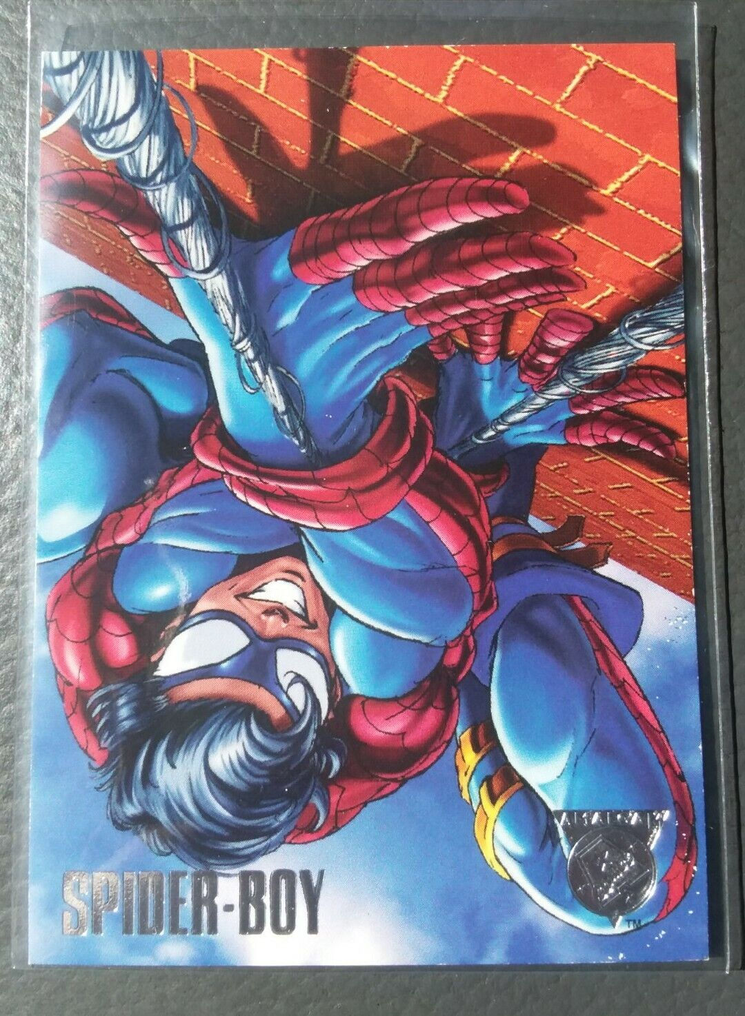 Wallpaper #-ACu1Y4BSdW8dNoueAlk52 Spider Boy 1996 Fleer Amalgam Comics Preview Sneak Peak Card 4 of 4