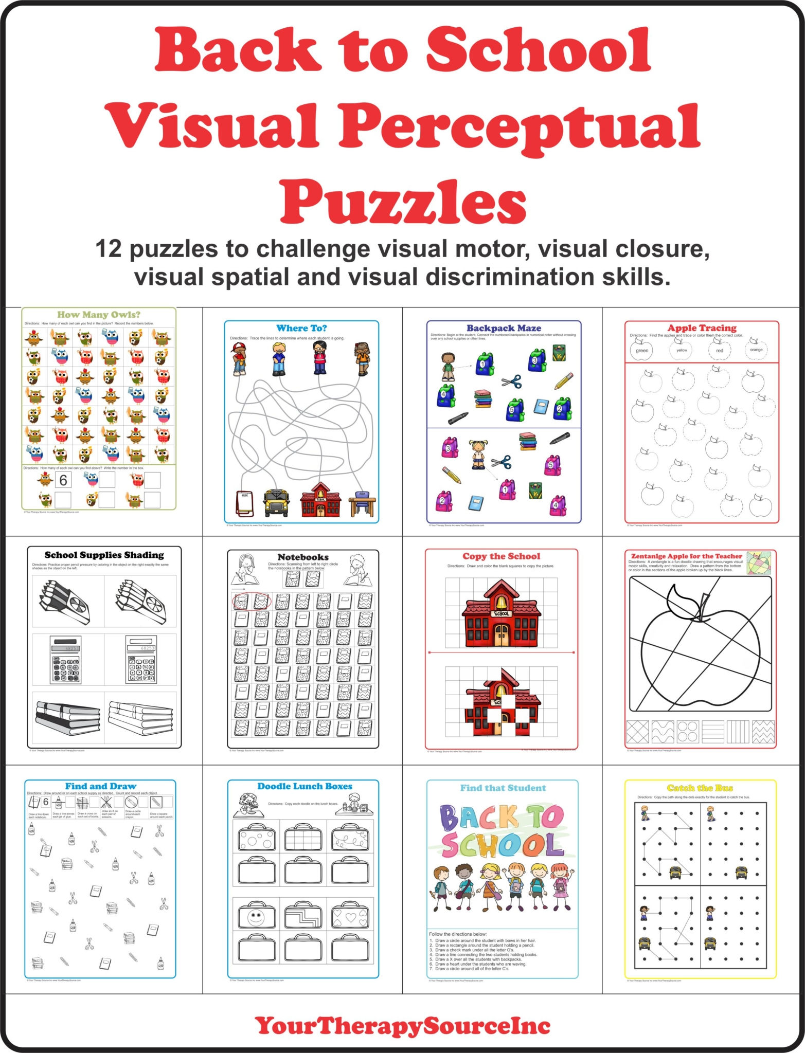 Wallpaper #3E70C Visual Perception Worksheets Free Printable Pdf for Kids 30 Free