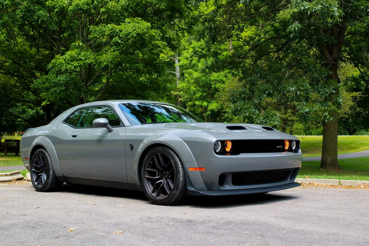 Wallpaper #84950 2018 Dodge Challenger Srt Demon Black Satin Hood Only 594 Miles Bone