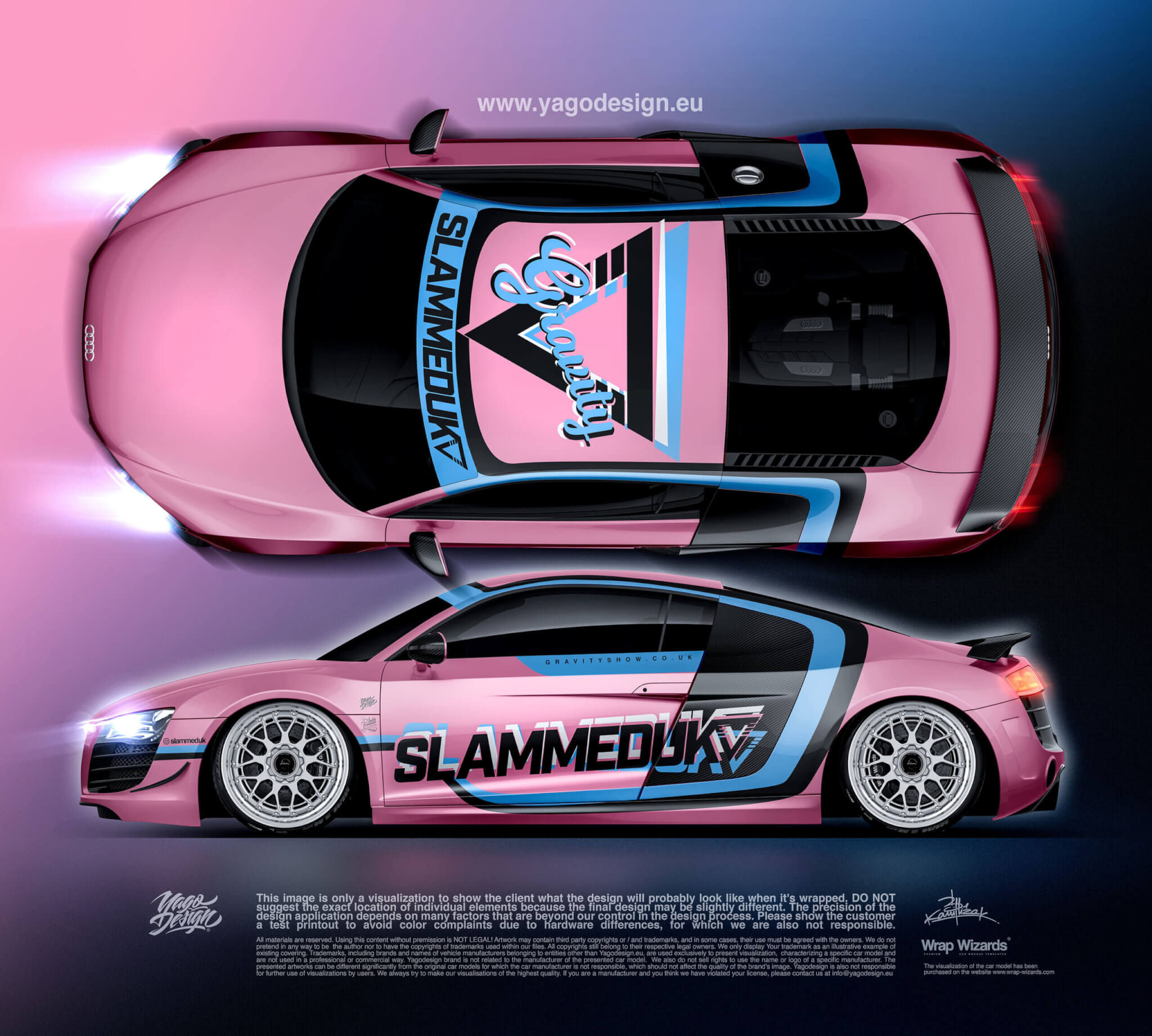 Wallpaper #yWco-pIBSpphPi3-TI91380 Stanced Audi R8