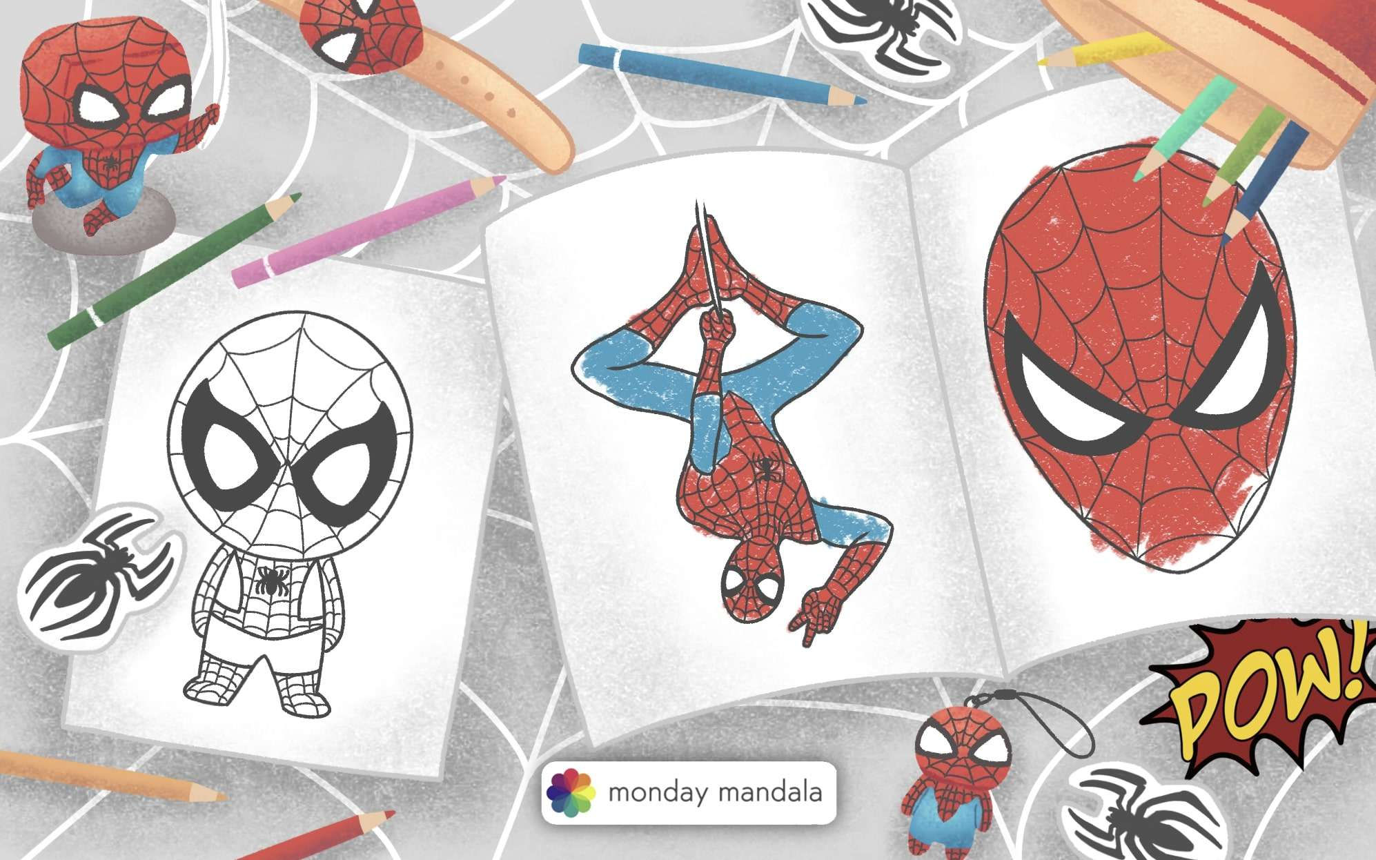 Wallpaper #FWioH5MBSpphPi3-Xiyb106 40 Spider Man Coloring Pages Free Pdf Printables 45 Off