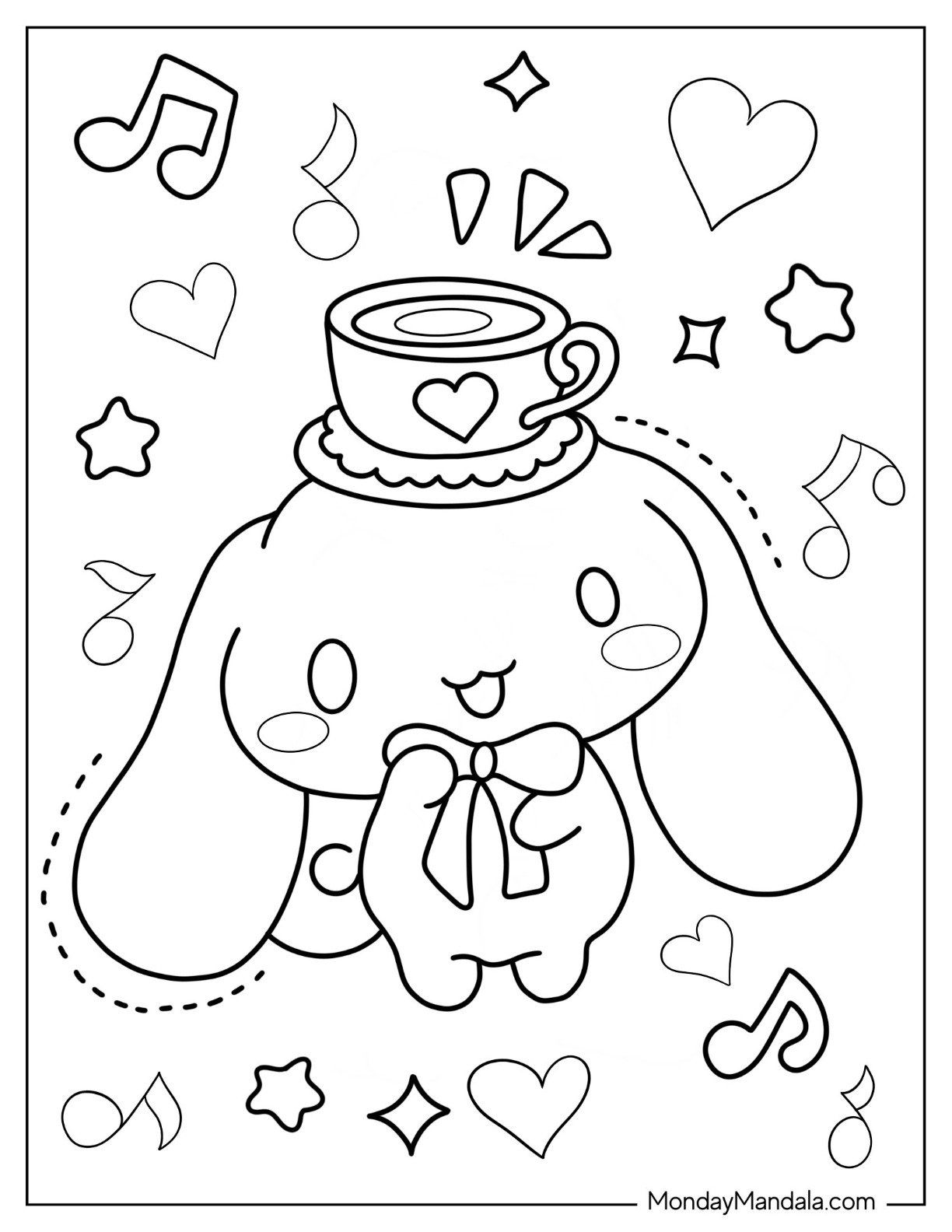 Wallpaper #VVaTepcBsd6xcFiEkty8175 22 Cinnamoroll Coloring Pages Free Pdf Printables