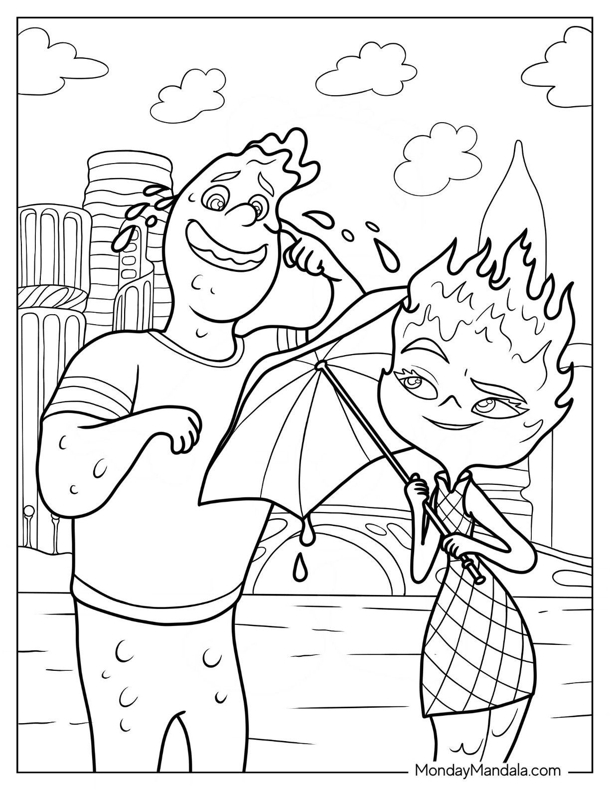 Wallpaper #v3d9KJMB-pgBXx60Pap012 20 Elemental Coloring Pages Free Pdf Printables