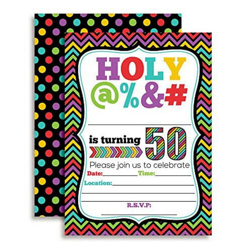 Wallpaper #tbne3ZIBJvJKYCmEsQLe436 Holy S at 50th Birthday Invitations 40pcs by Amandacreation Oriental