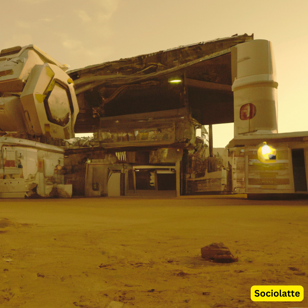 Wallpaper #g2f3B5MBSpphPi3-UMgD126 Sociolatte Abandoned Space Station AI Concept Art