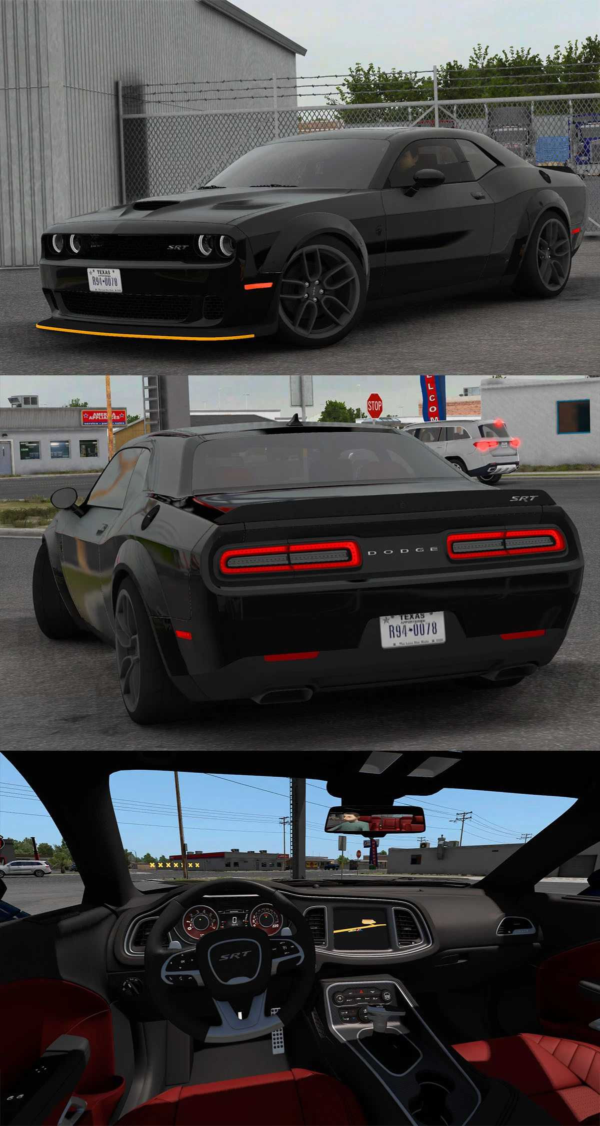 Wallpaper #BZ-aWJMBcUVgGJNo97Ey45 Dodge Challenger Srt Hellcat Widebody 2018 V14 148 Ats
