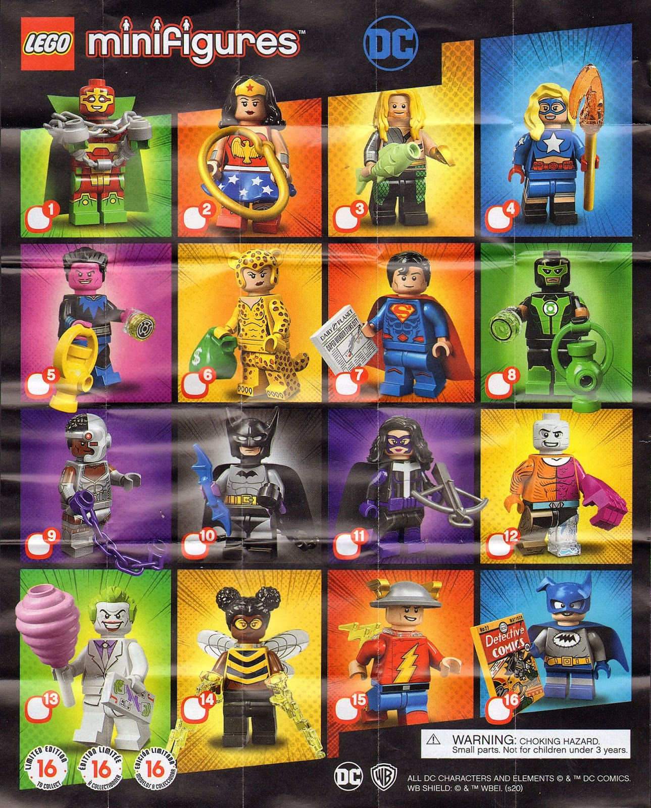 Wallpaper #HJ__V5MBcUVgGJNo87AR13 The Minifigure Collector Lego DC Minifigure Blind Bag Checklist and