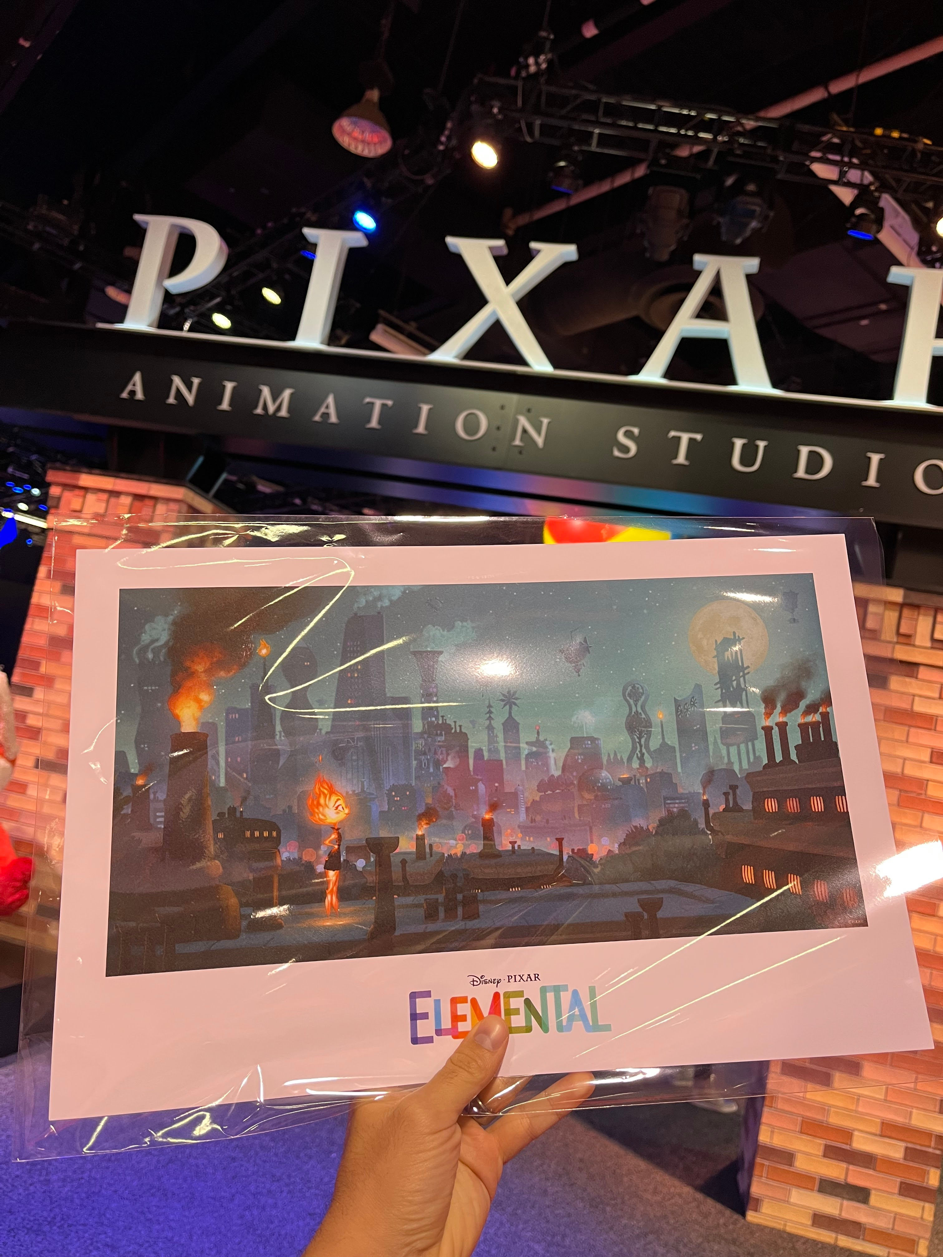 Wallpaper #8mfKDpMBSpphPi3-Qevh219 Dan the Pixar Fan D23 Expo 2022 Exclusive Elemental Concept Art Print
