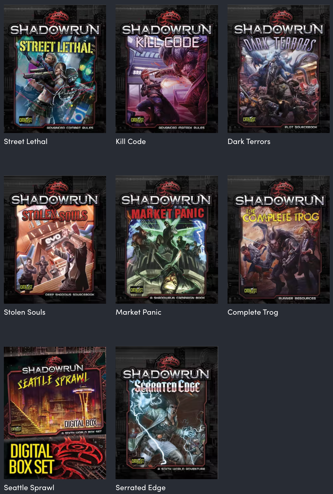 Wallpaper #CR0kLJMBlOZrFDOkVspV184 Tenkars Tavern Humble Bundle Shadowrun 5e Mega Bundle