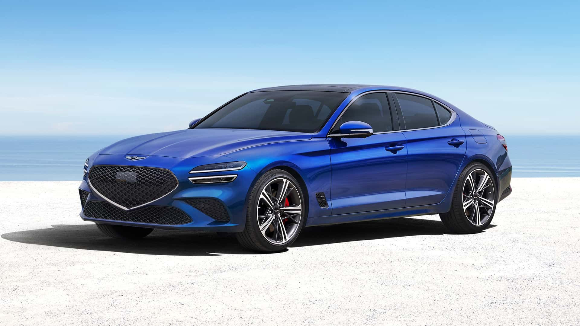 Wallpaper #W0CcMJMBJhL2WPba7cI2305 2024 Genesis G70 Gets 300hp Base Engine in South Korea