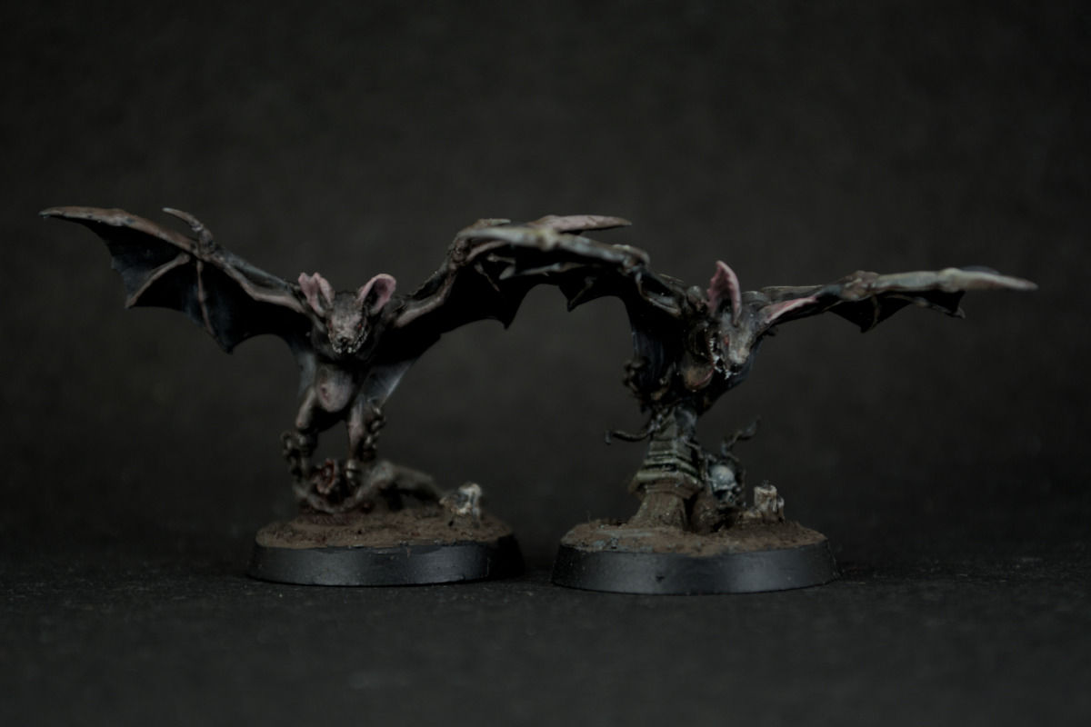 Wallpaper #S2cLE5MBSpphPi3-pP5k67 Gangs of Mordheim Cursed City Giant Bats Bat Swarms