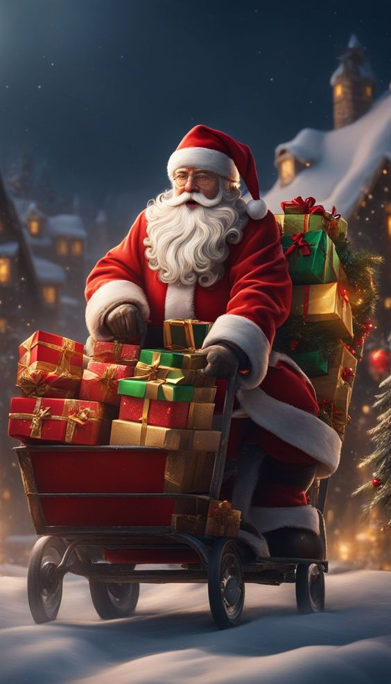 Wallpaper #_bgL2ZIBJvJKYCmEbeqa271 Christmas Wallpaper Santa Claus 2024 Phone Background Digital