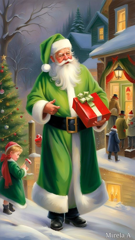 Wallpaper #_bgL2ZIBJvJKYCmEbeqa273 Christmas Wallpaper Santa Claus 2024 Phone Background Digital