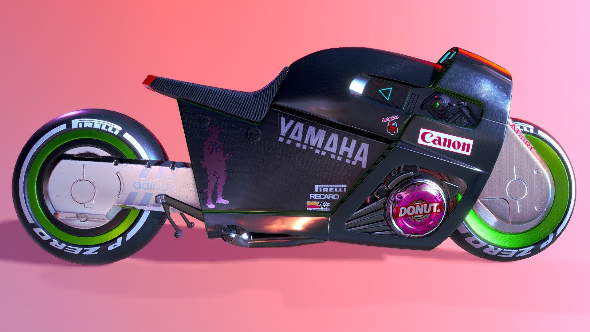 Wallpaper #wKXvNpMBVBiSkHCa34p4158 Mercenary Garage Cyberpunk Yamaha