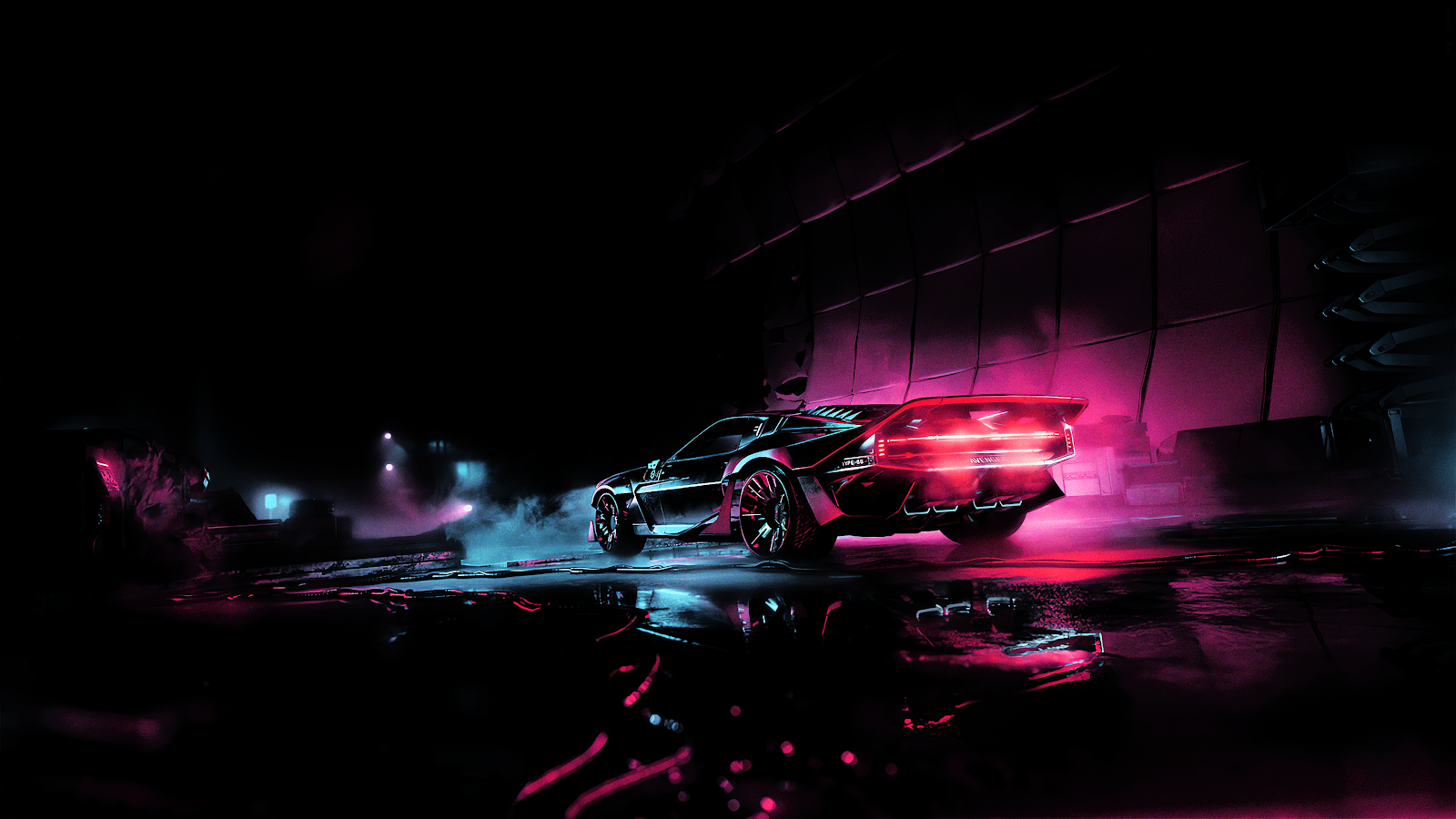 Wallpaper #3alIh5cBxbDgA0Rlxu07164 4K PC Wallpaper Car in the Night