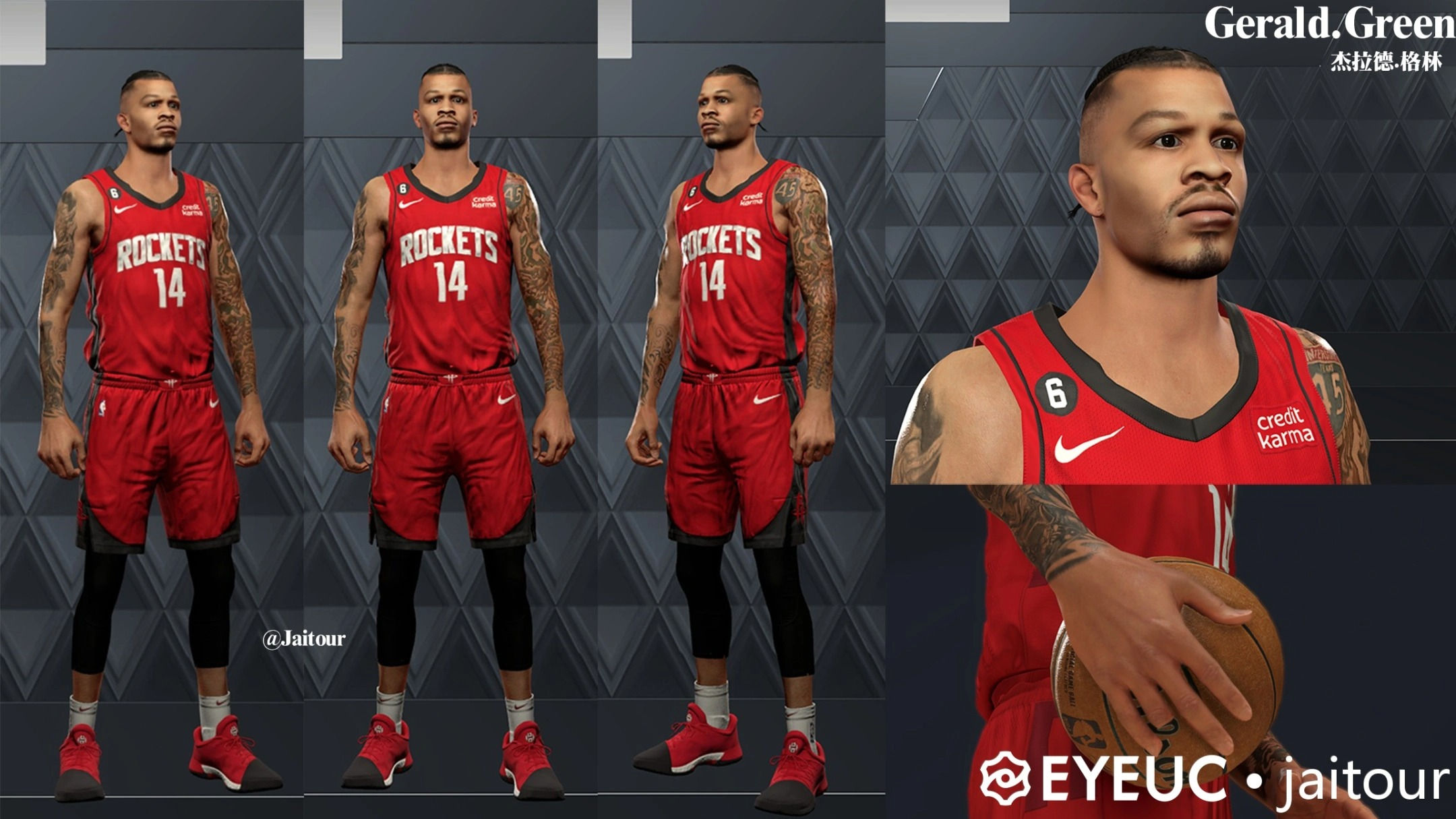 Wallpaper #FM5vJZMB71dOy6JZ5RSb282 NBA 2k23 Gerald Green Cyberface and Body Update Jaitour