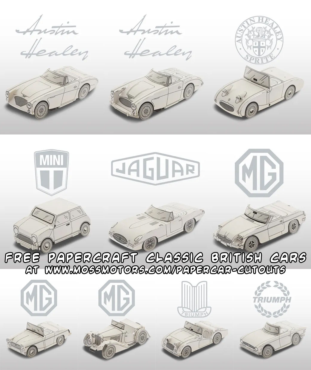 Wallpaper #8GdQBZMBSpphPi3-P7u7146 Ninjatoes Papercraft Weblog Free Moss Motors Papercraft British Cars