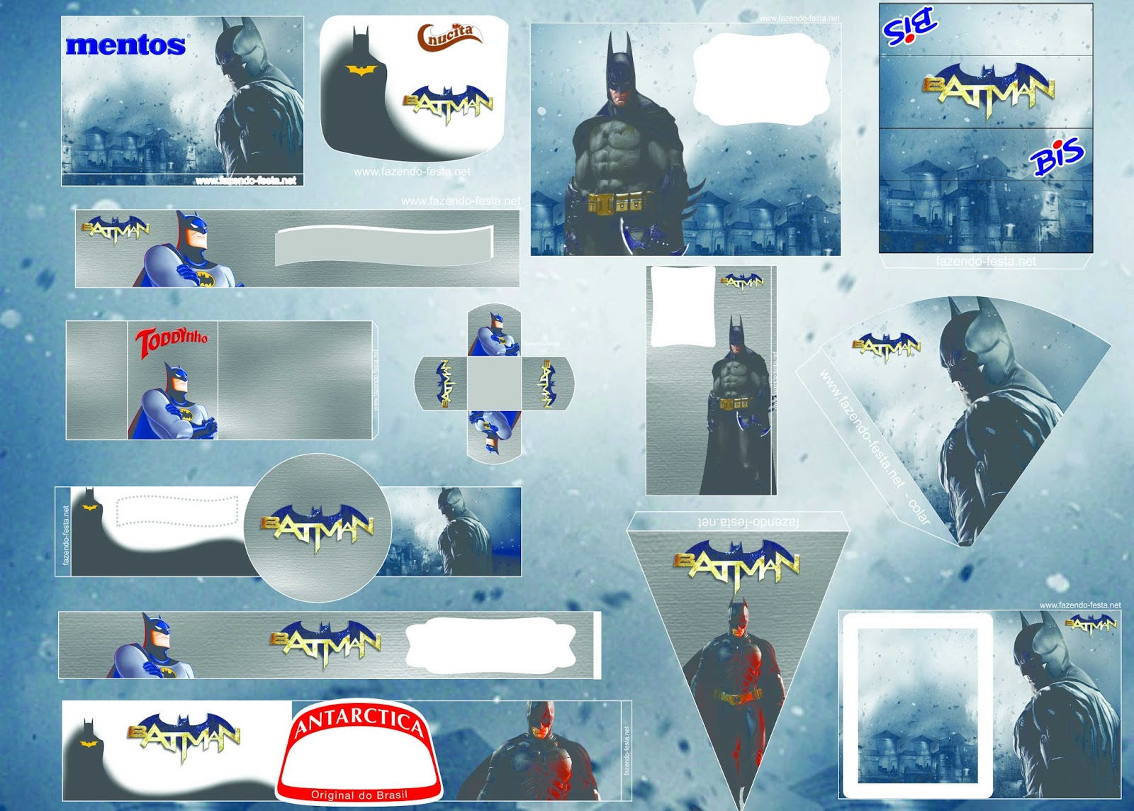 Wallpaper #IotfdZcBcm9NJah-aXdY35 Batman Free Printable Editable Kit Oh My Fiesta for Geeks