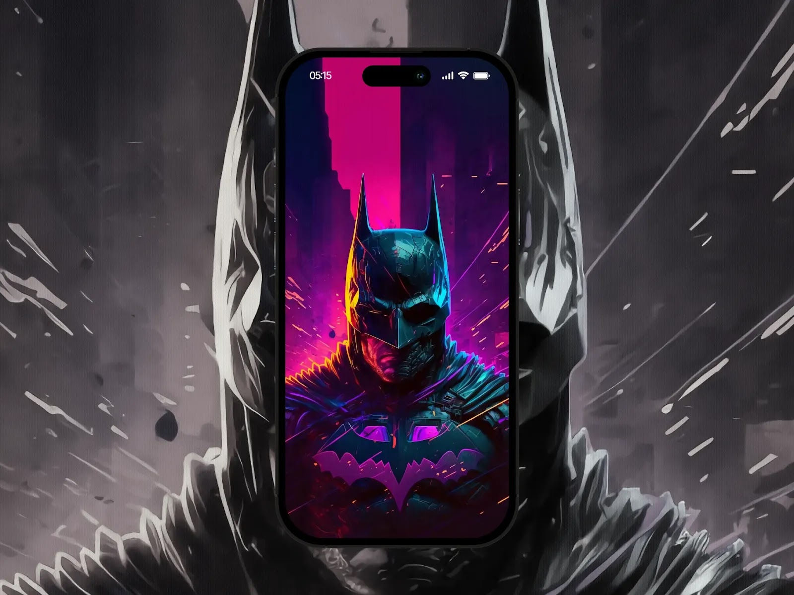 Wallpaper #Tmez55IBSpphPi3-Fzmm332 Embrace Your Inner Dark Knight with This Cool AI Generated Batman