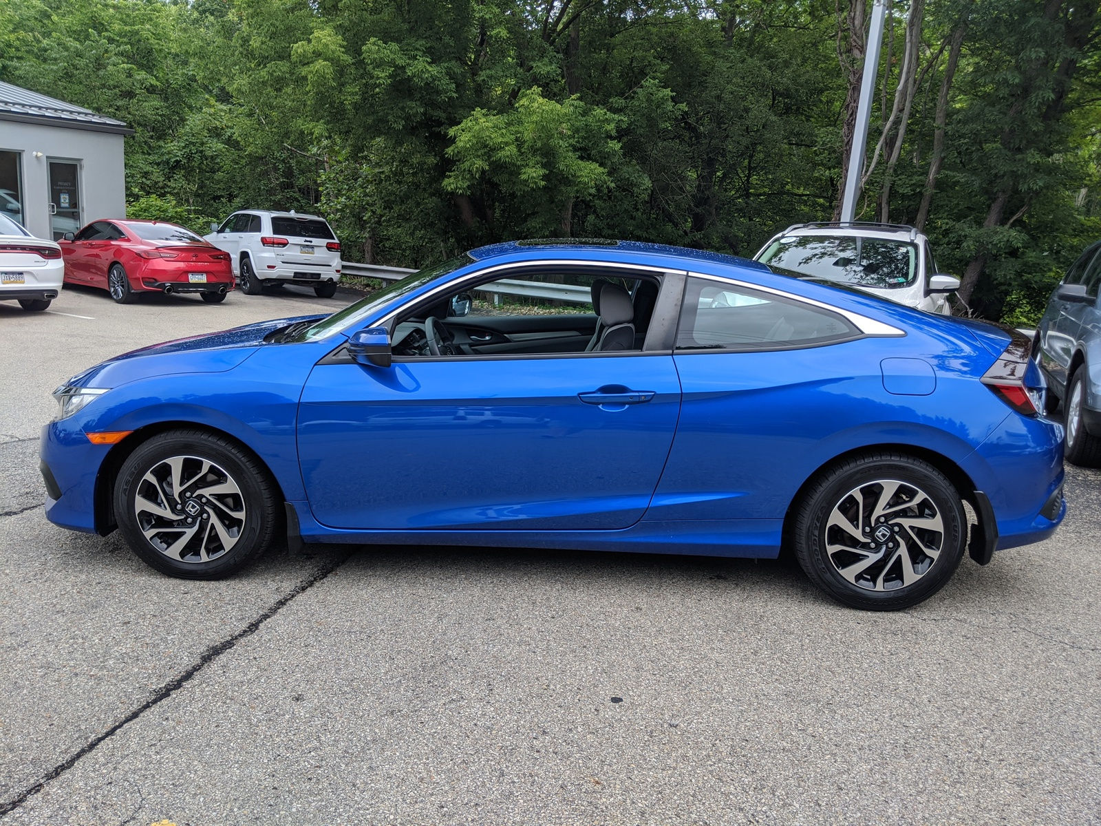Wallpaper #veqIVZMBlwTYPL18Dw2e60 Certified Pre Owned 2017 Honda Civic Coupe Lx P in Aegean Blue Metallic