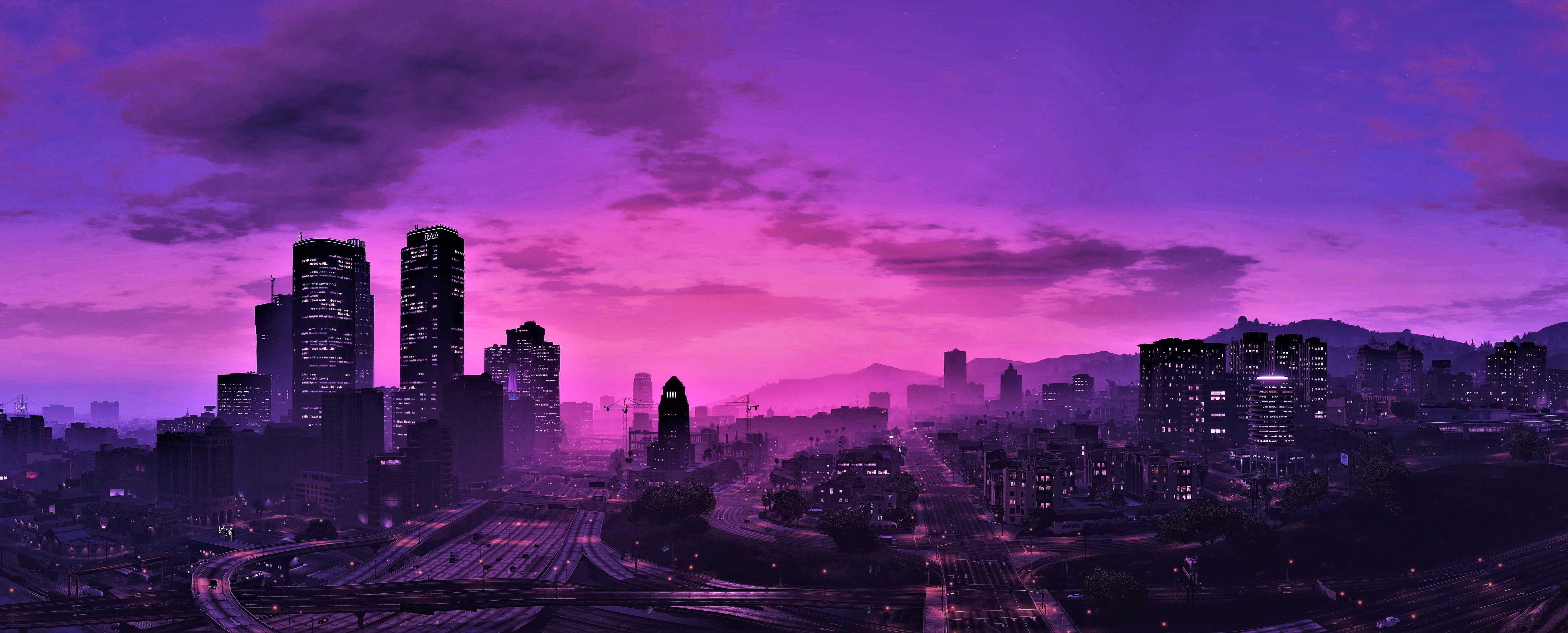 Wallpaper #RWgOGZMBSpphPi3-BxVL190 Free Download HD Wallpaper City Game Sky Grand Theft Auto V Gta