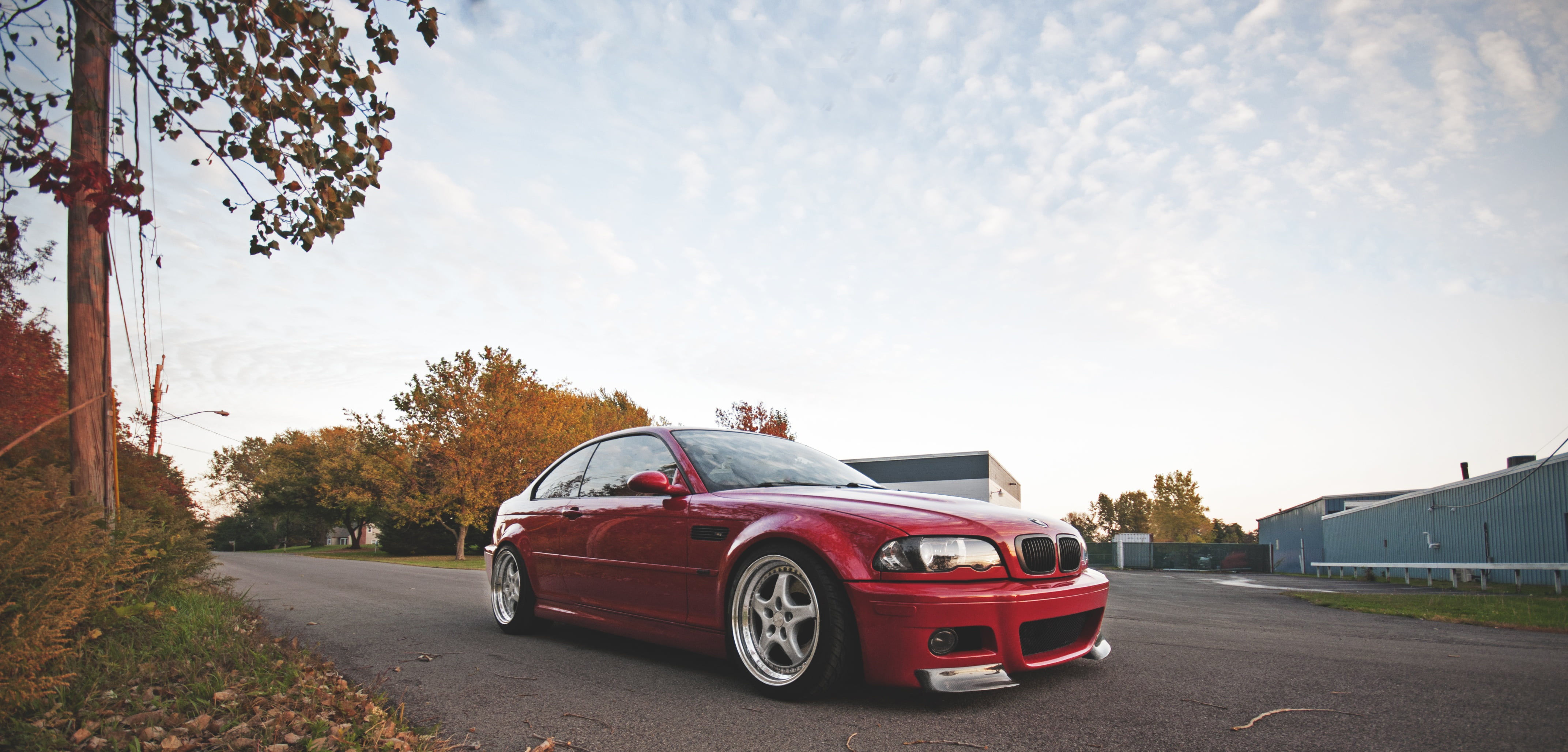 Wallpaper #1hmBB48BtGB6xQ78rla554 Free Download HD Wallpaper BMW Autumn E46 Road Leaves M3